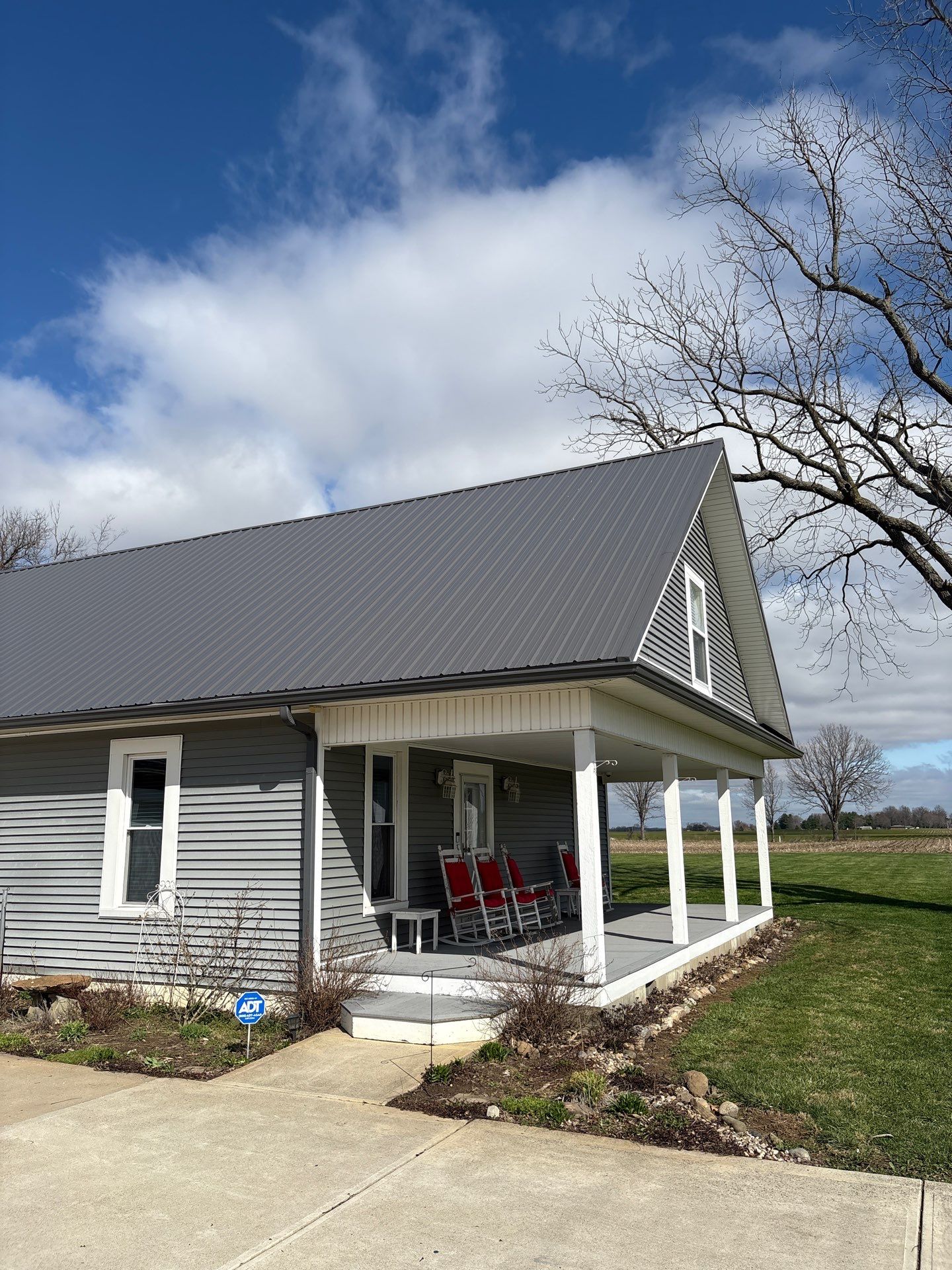 Classic Rib Metal Roofing - Charcoal by Hoel Roofing & Remodeling