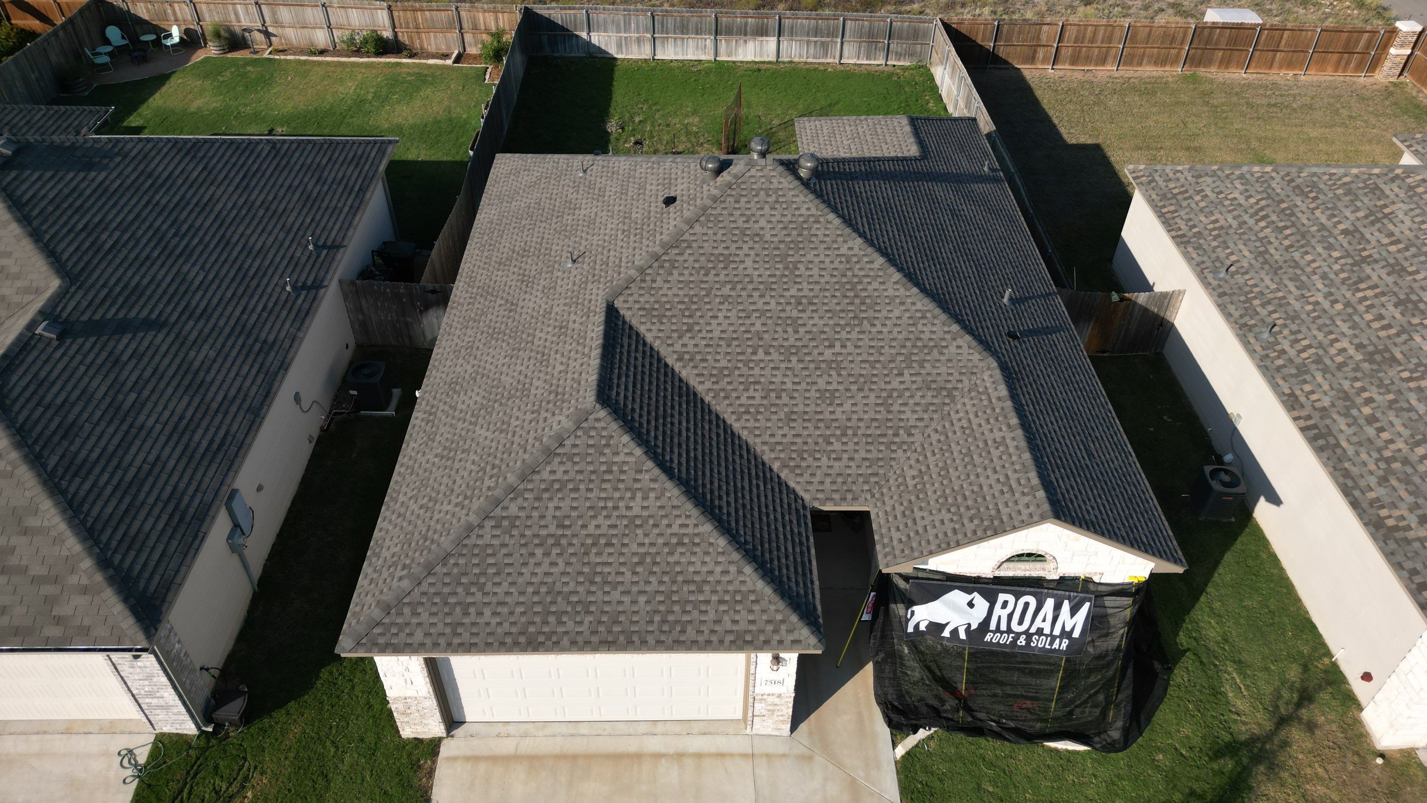 Temple, Texas Roof Replacement on Investment Property by ROAM Roof & Solar