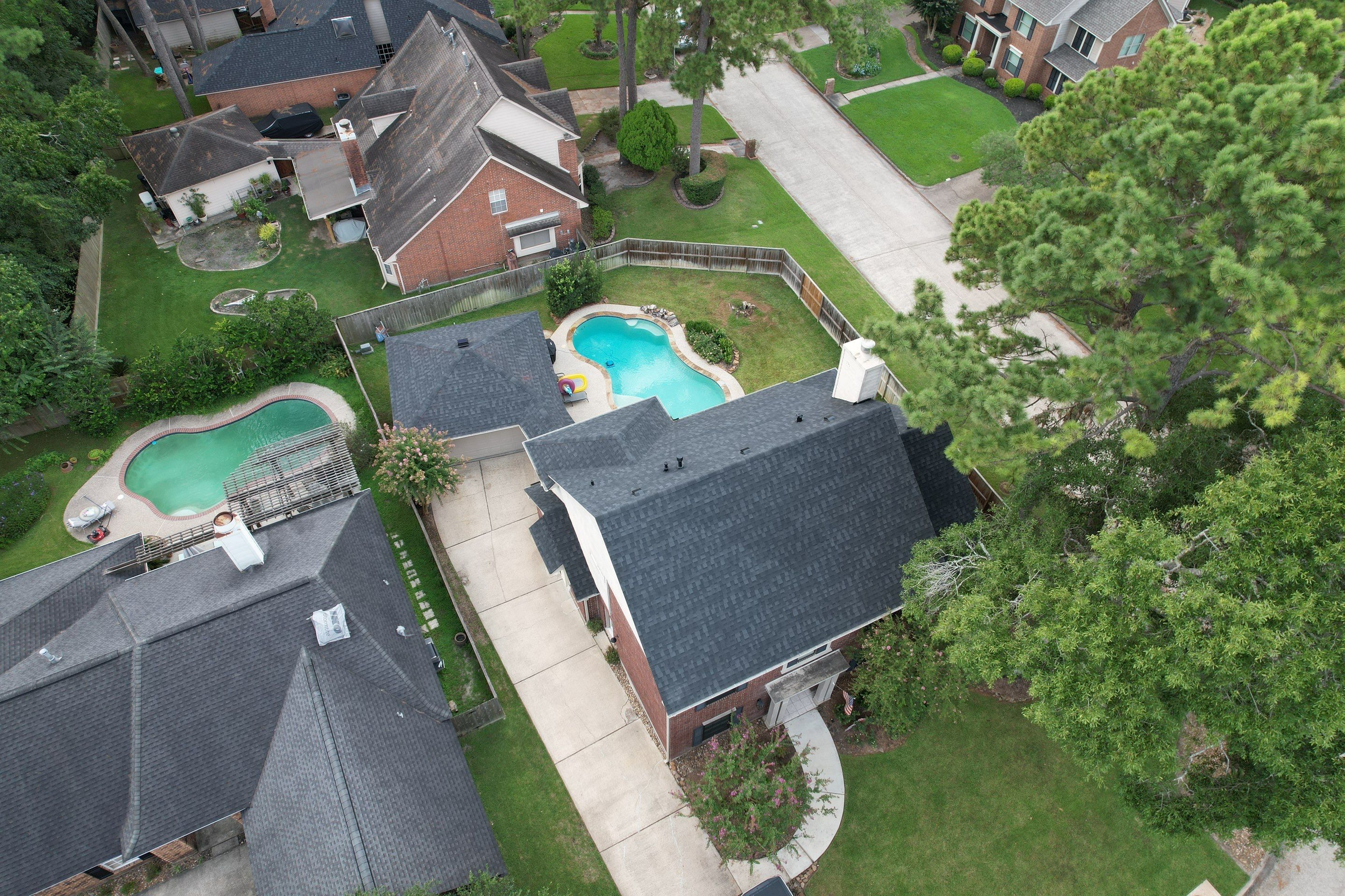 IKO Dynasty Granite Black by STX Roofing