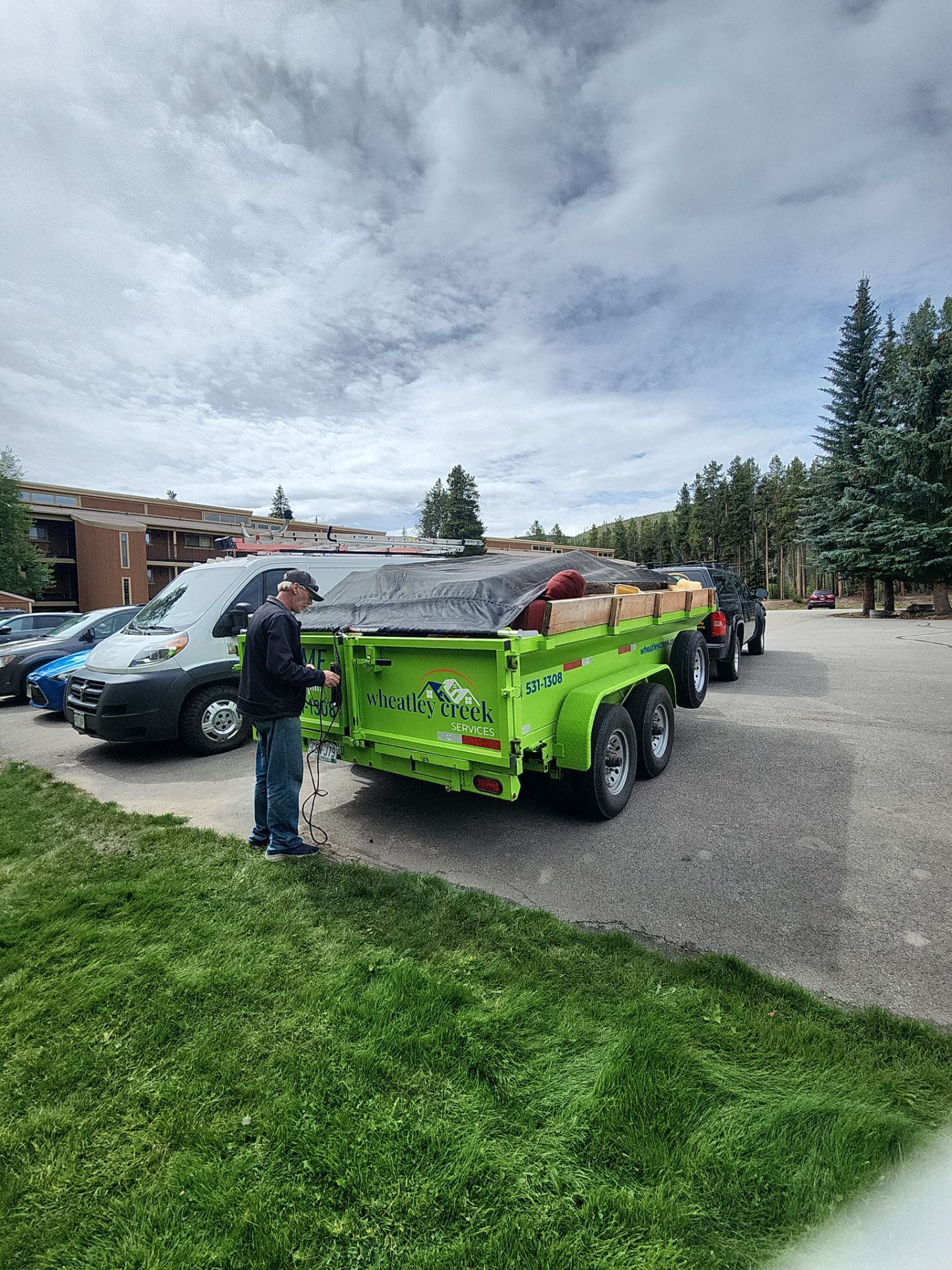 Junk Removal Using Trailer | Winter Park, Colorado by Wheatley Creek Services