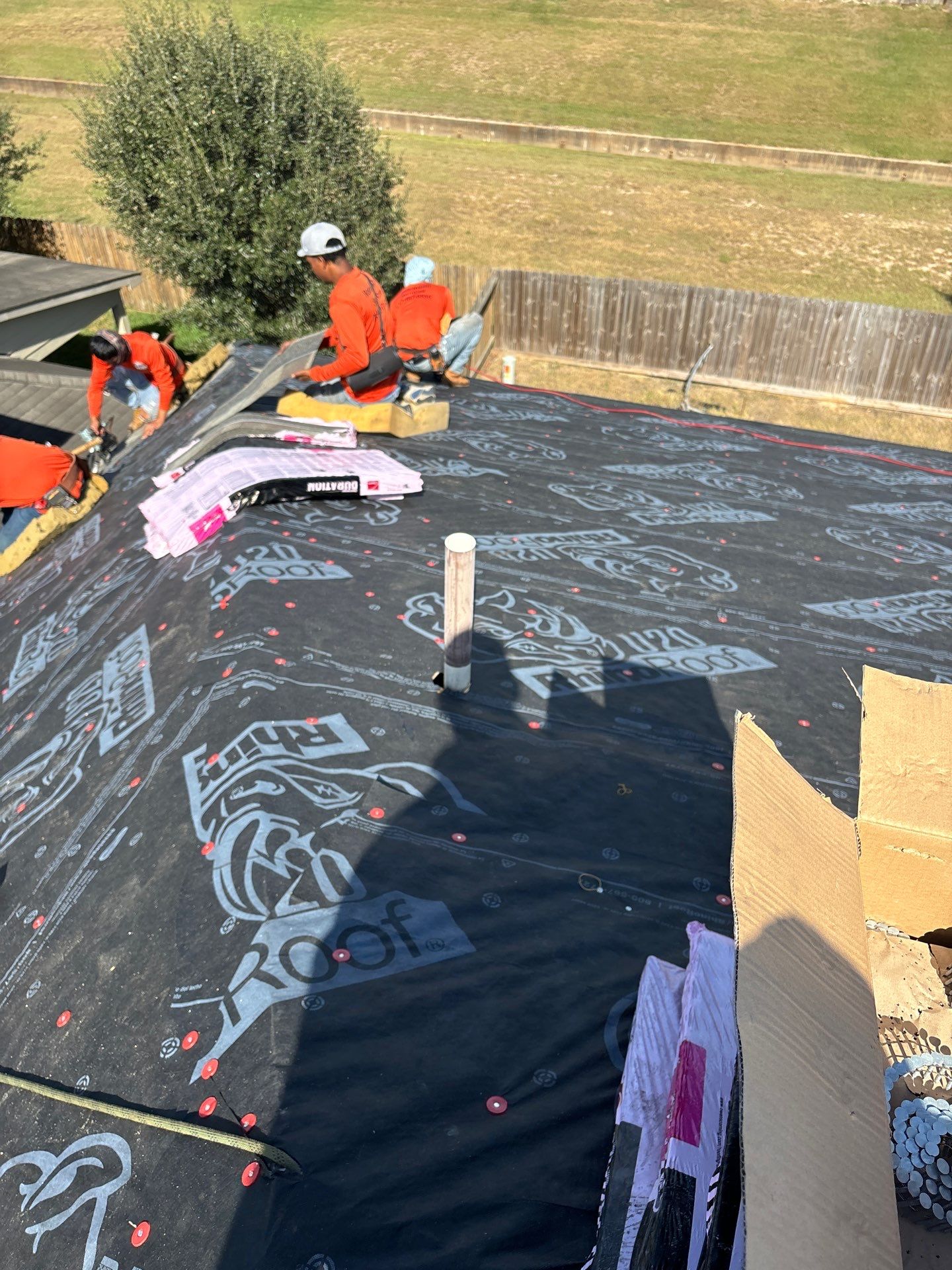 Residential Roofing Installation using Owen's Corning Duration (Lifetime) Shingles by Roof Repair Company