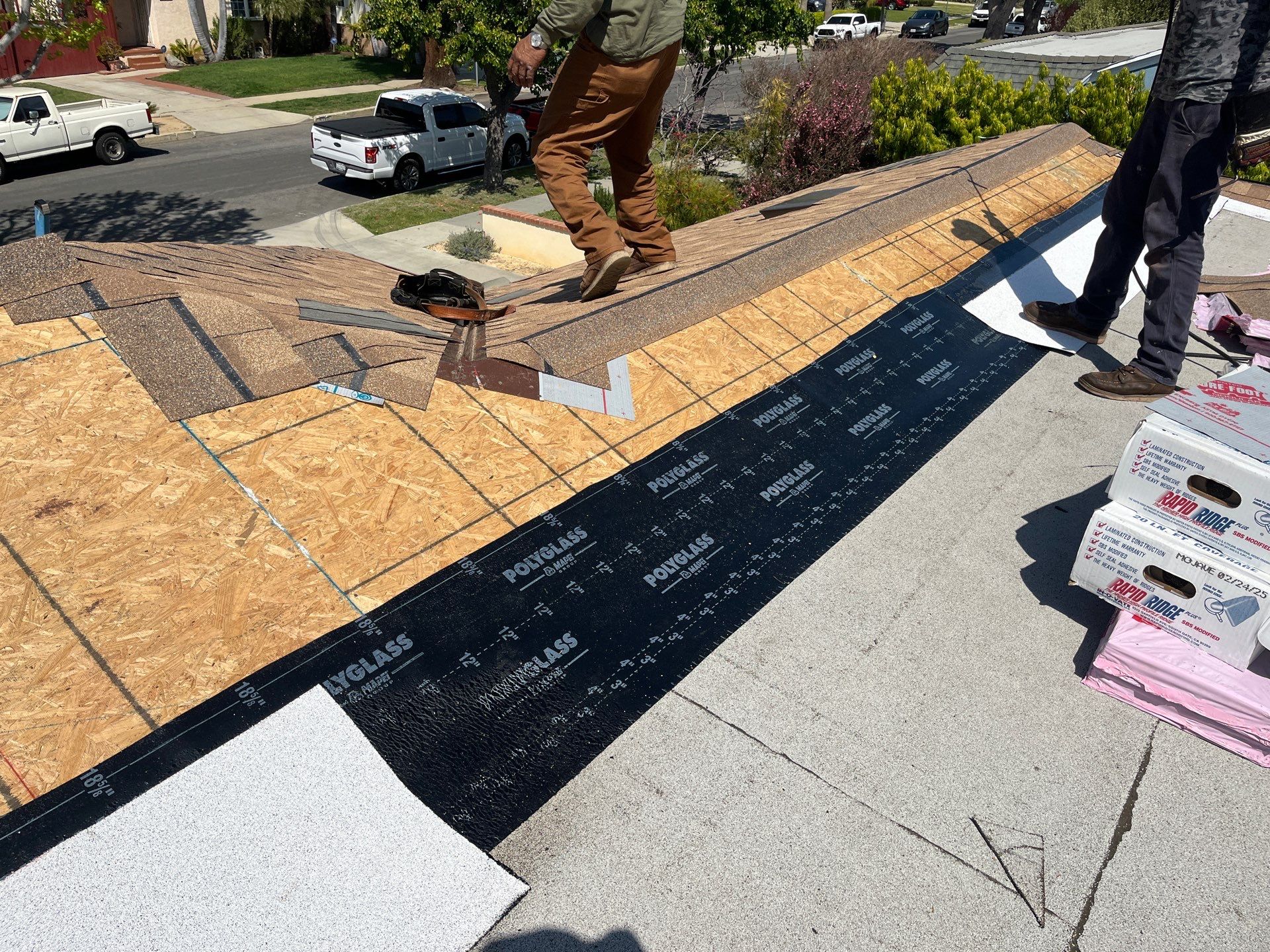 Residential Roofing Installation using Owens Corning Duration Cool Plus Shingles by Hull Brothers Roofing