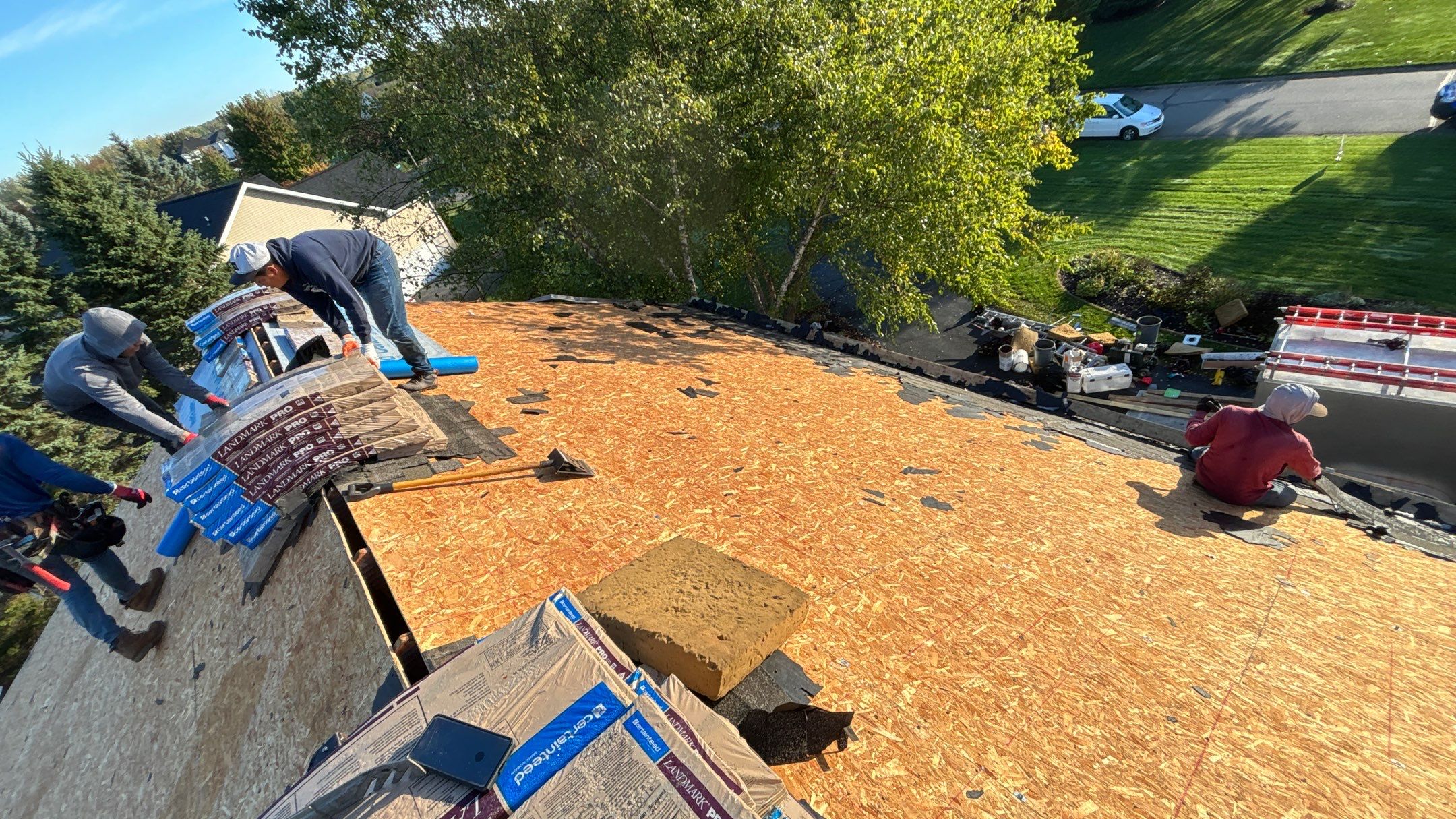 Roof Replacement using CertainTeed Landmark Pro by 180 Contractors