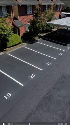 Townhomes On Center | Seal Coating & Striping
