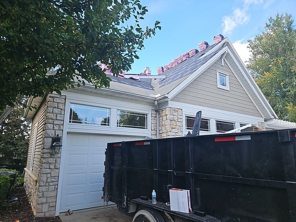 Residential Roof Replacement using Owens Corning Duration, Driftwood by Absolute Roofing and Construction