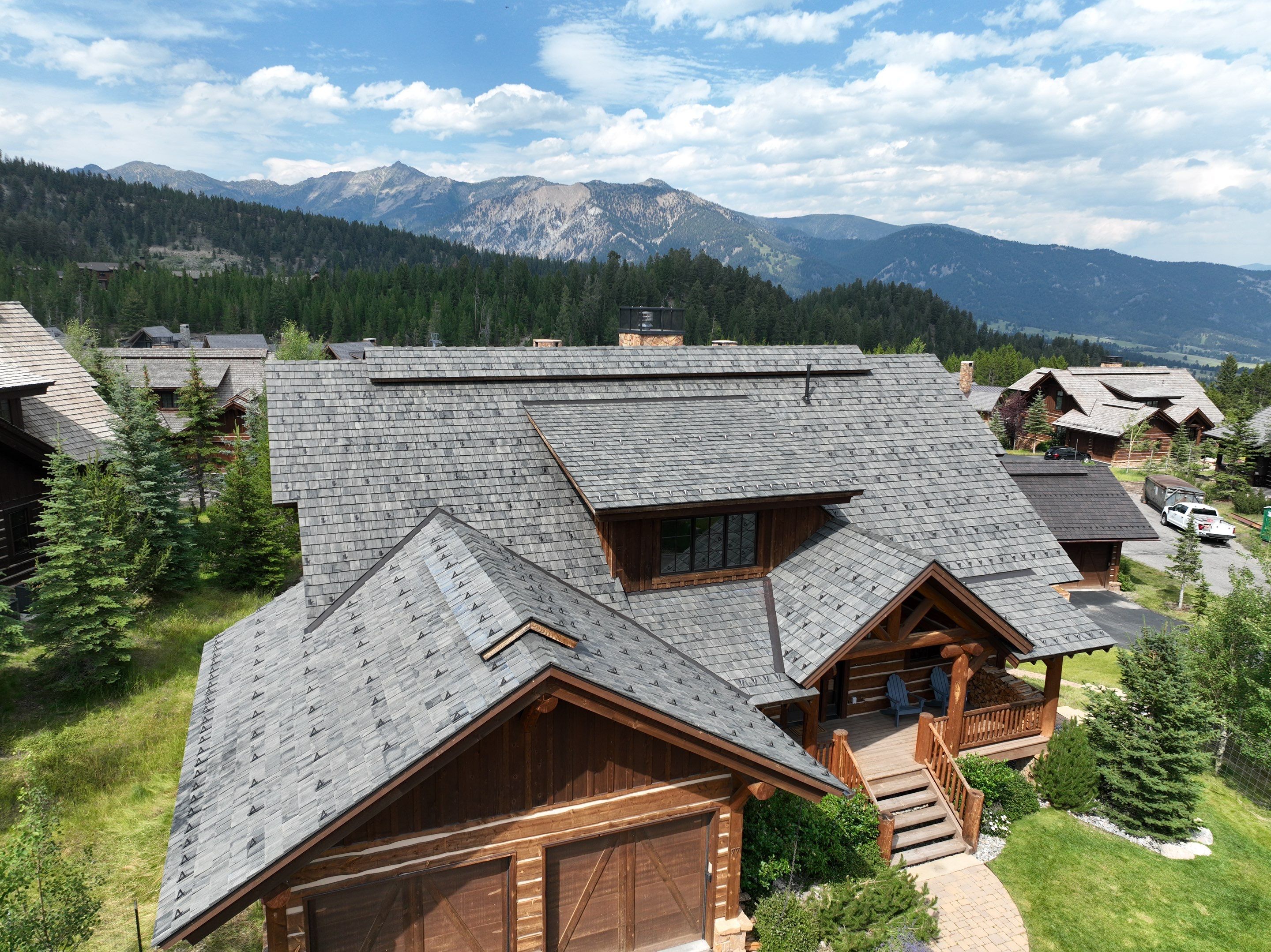 Brava Shake - Canyon Gray  by Montana Roofing Solutions
