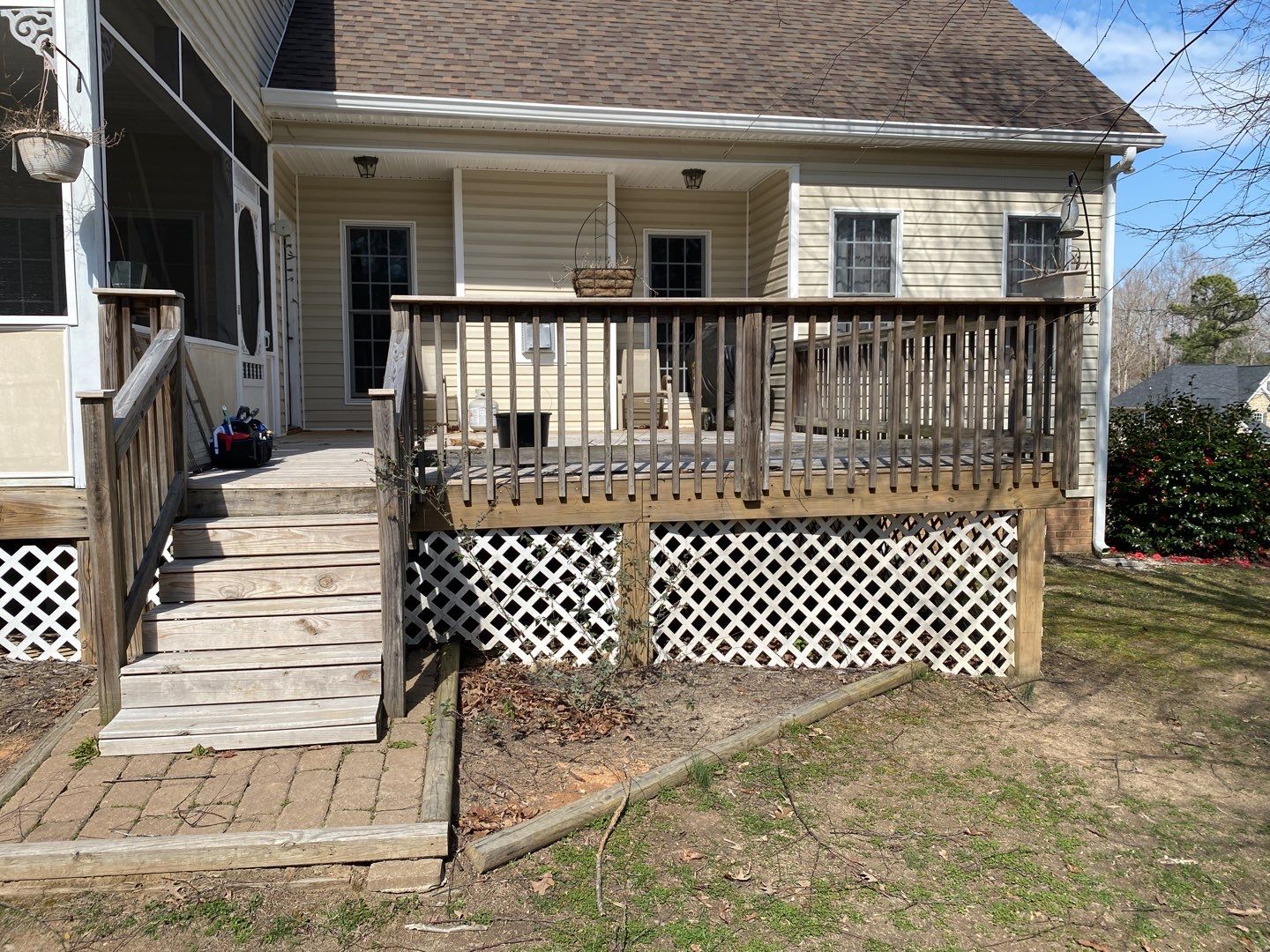 Weathered Deck using Wood Sealant by DuraSeal