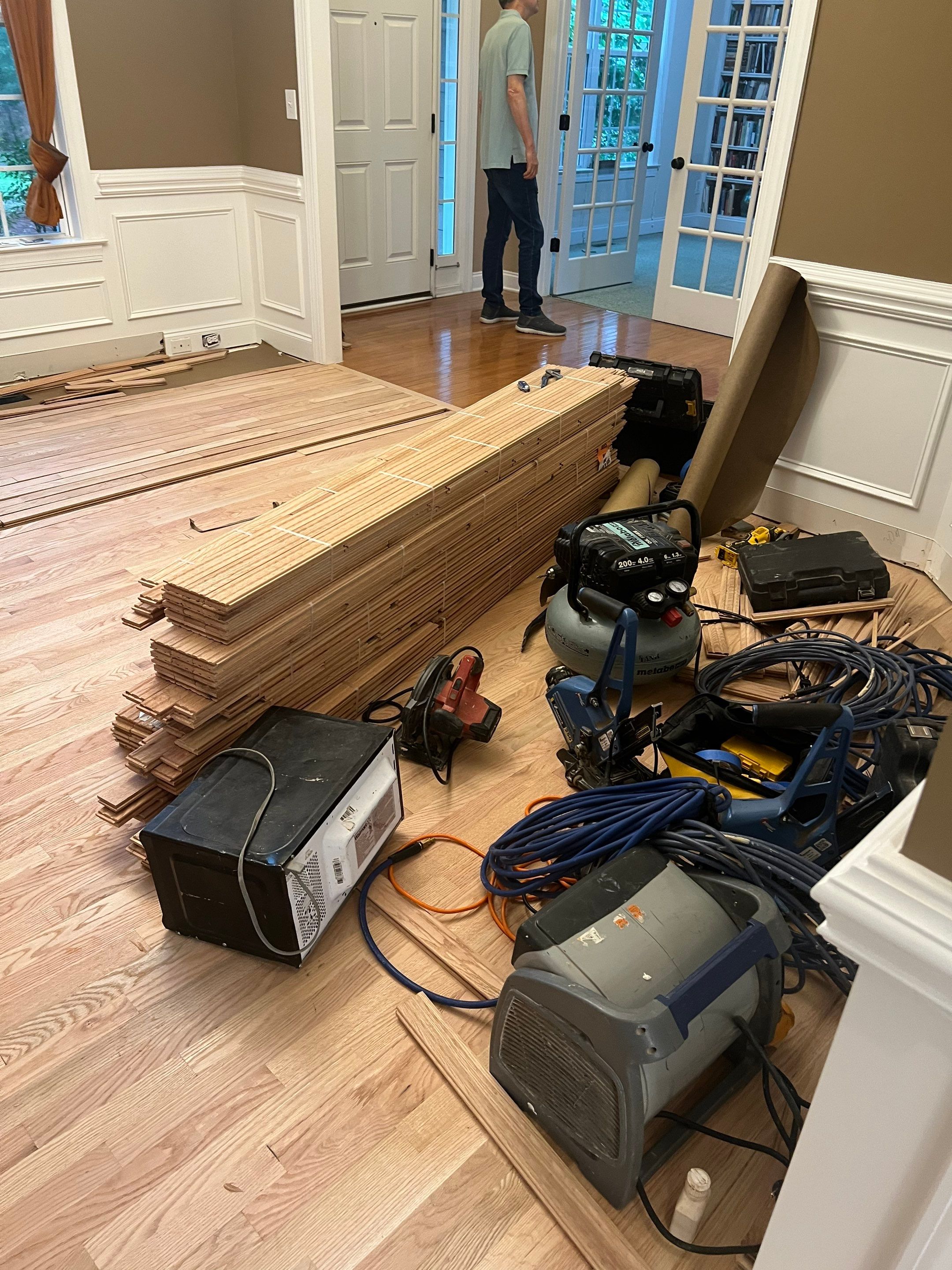 Sprucing up the place for listing the home on the market by Accent Custom Floors