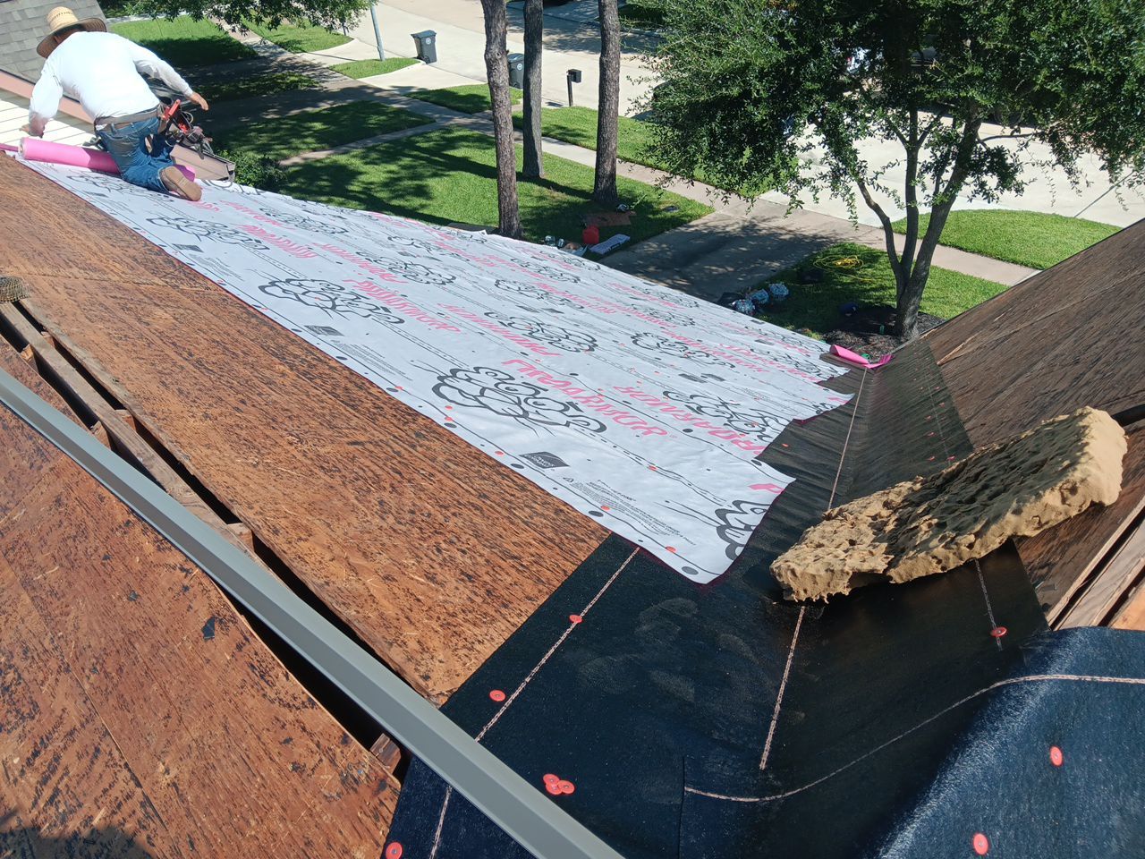 Residential Roofing Installation using Owen's Corning Duration (Lifetime) Shingles by Roof Repair Company