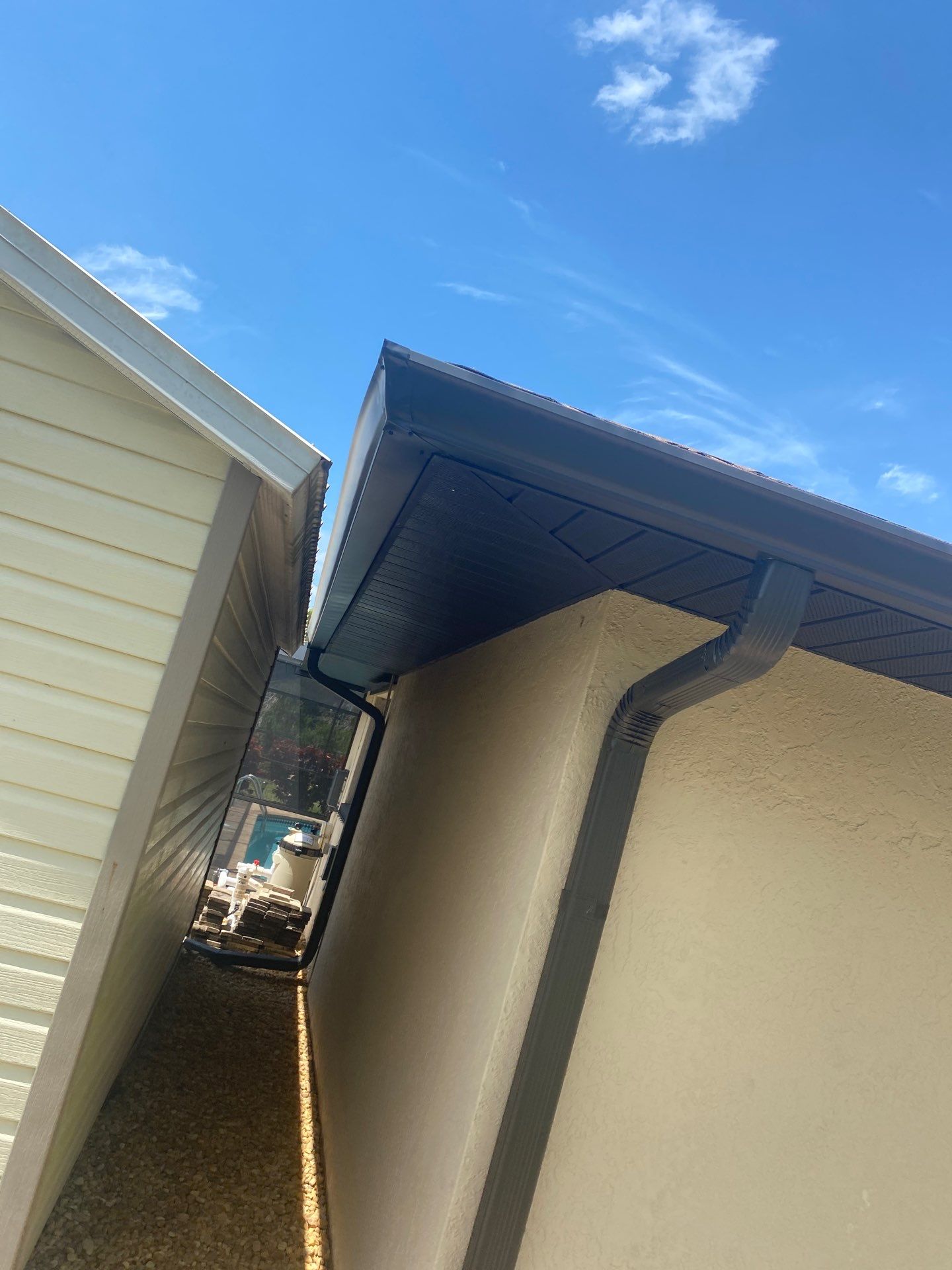 Seamless Bronze Gutters in Cape Coral FL by Gutter Professors