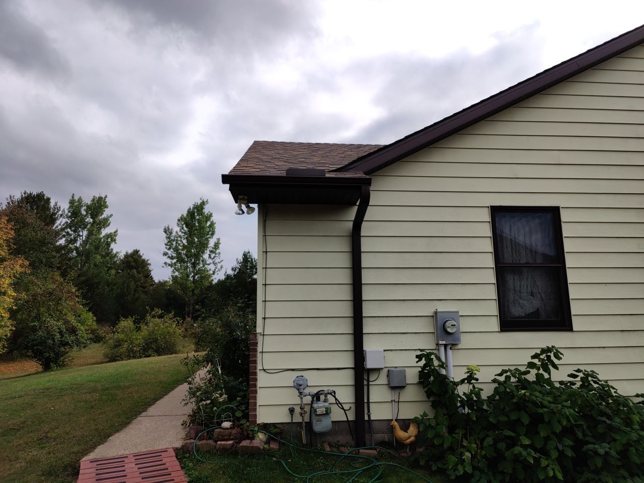5" Gutters in Stacy by Next Level Seamless Gutters / Exteriors Inc.