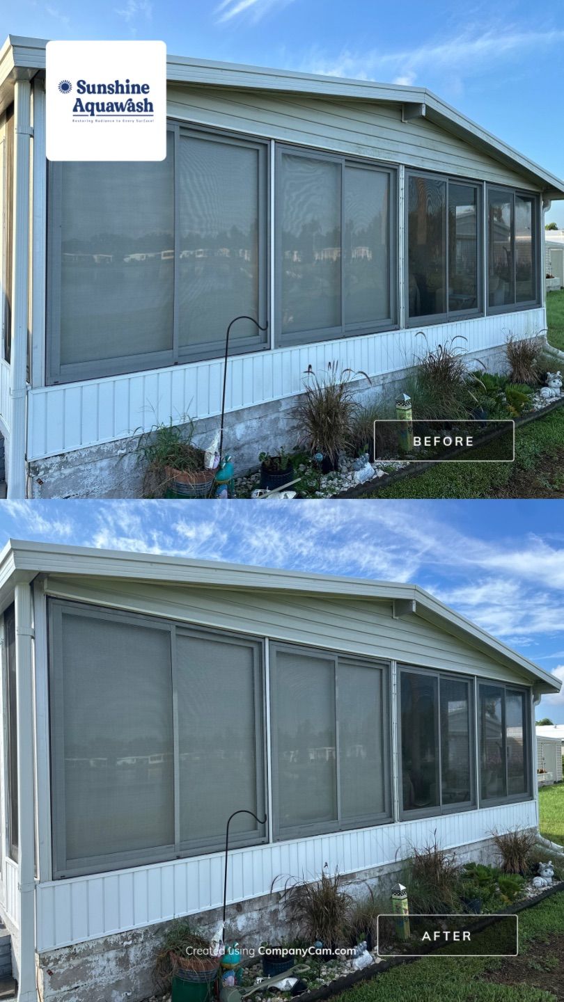 🏡 Mobile Home Soft Wash – Colony Cove, Ellenton, FL by Sunshine AquaWash