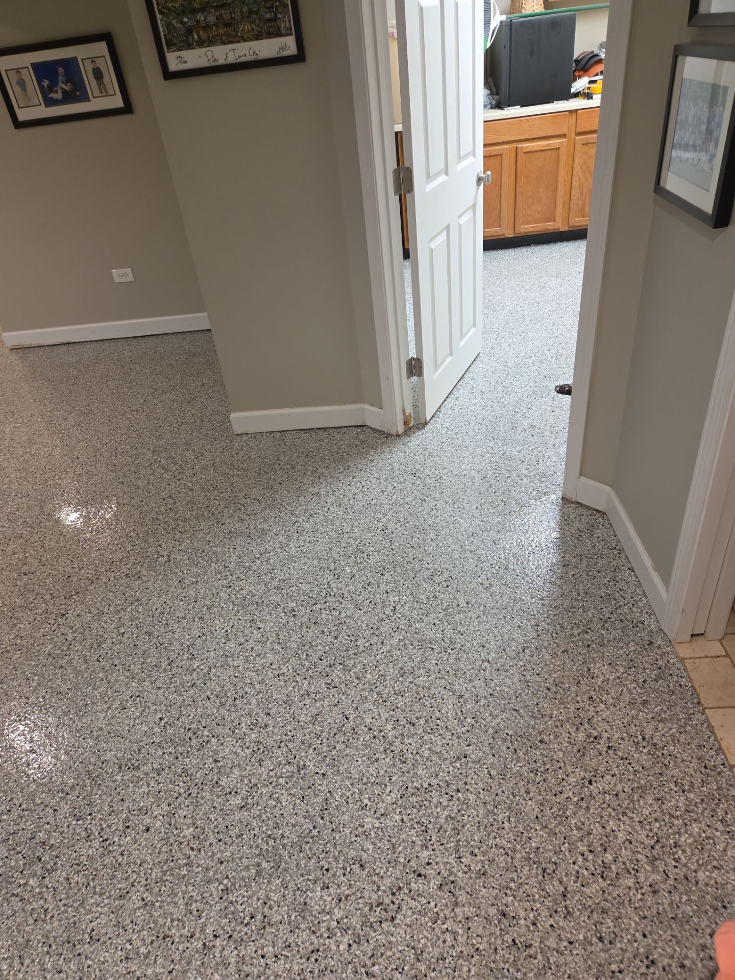 Coyote Basement Floor Coating by Level 10 Coatings