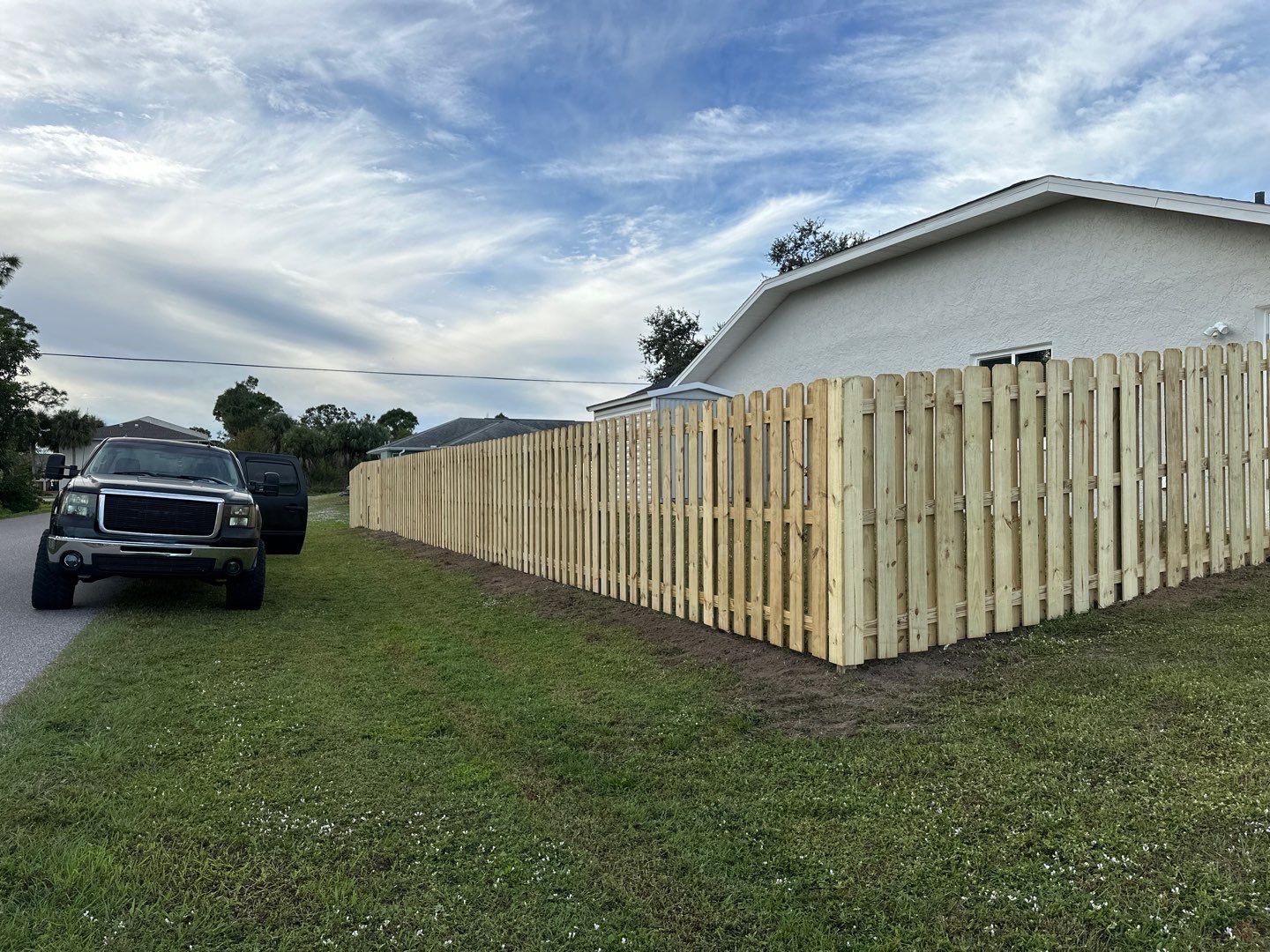 Wood Fence Installation using Wood Pressure Treated Fence  by Asap fence and gates, LLC