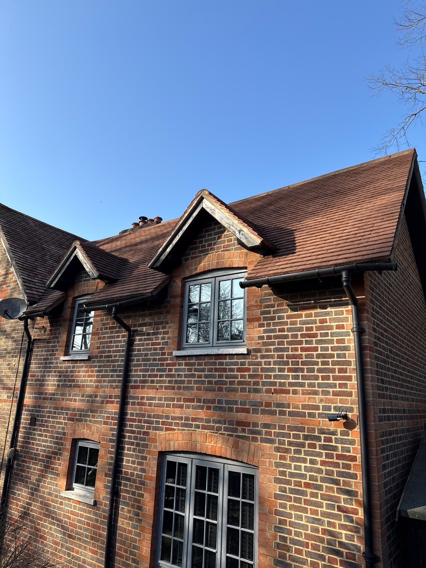 Roof Clean  - Moss Removal - Gutter Clean using Honda 15lpm Low Pressure Washing Machine by Ges Exterior Cleaning ltd