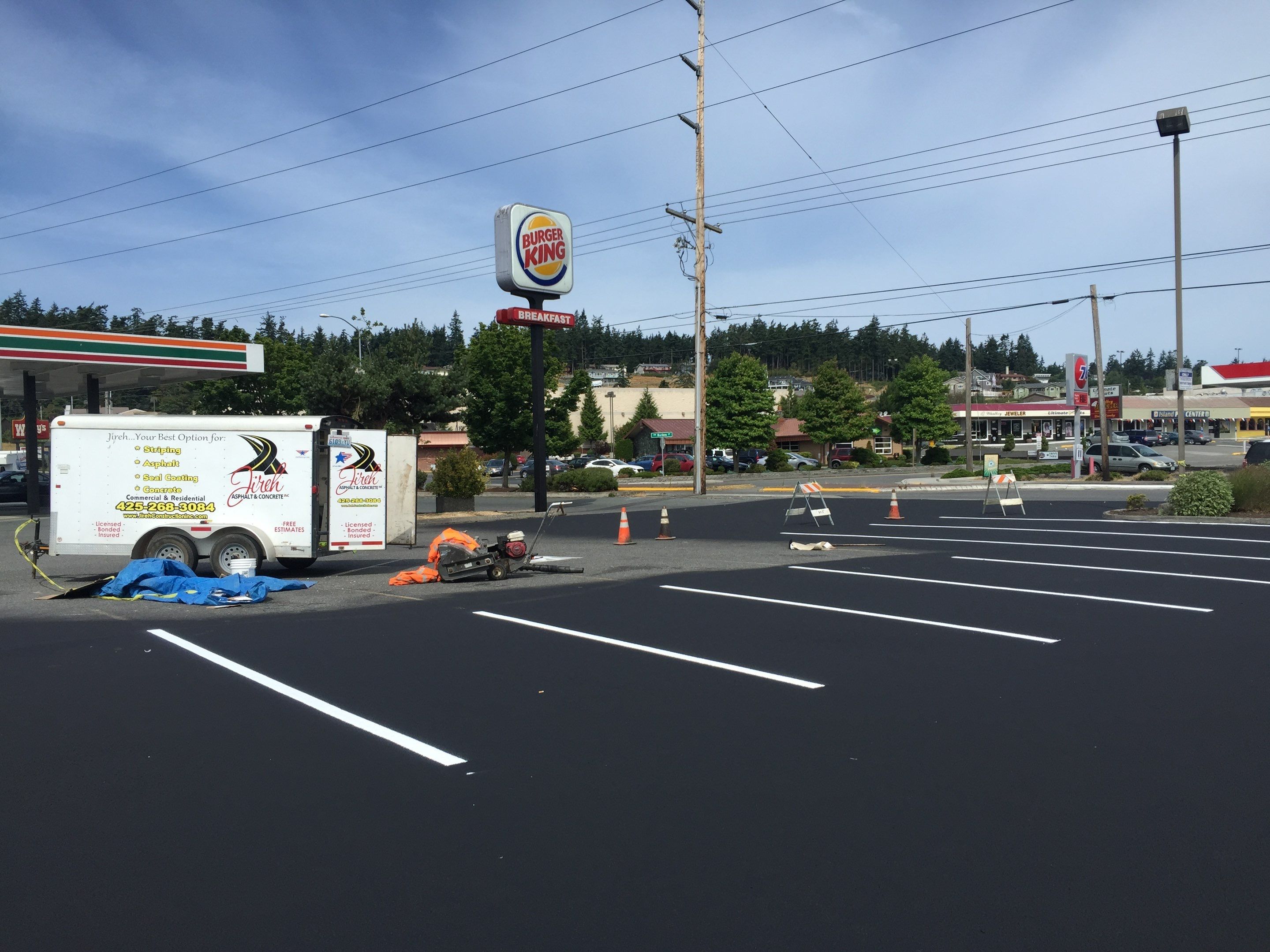 Burger King Oak Harbor  by Jireh Asphalt & Concrete Inc 