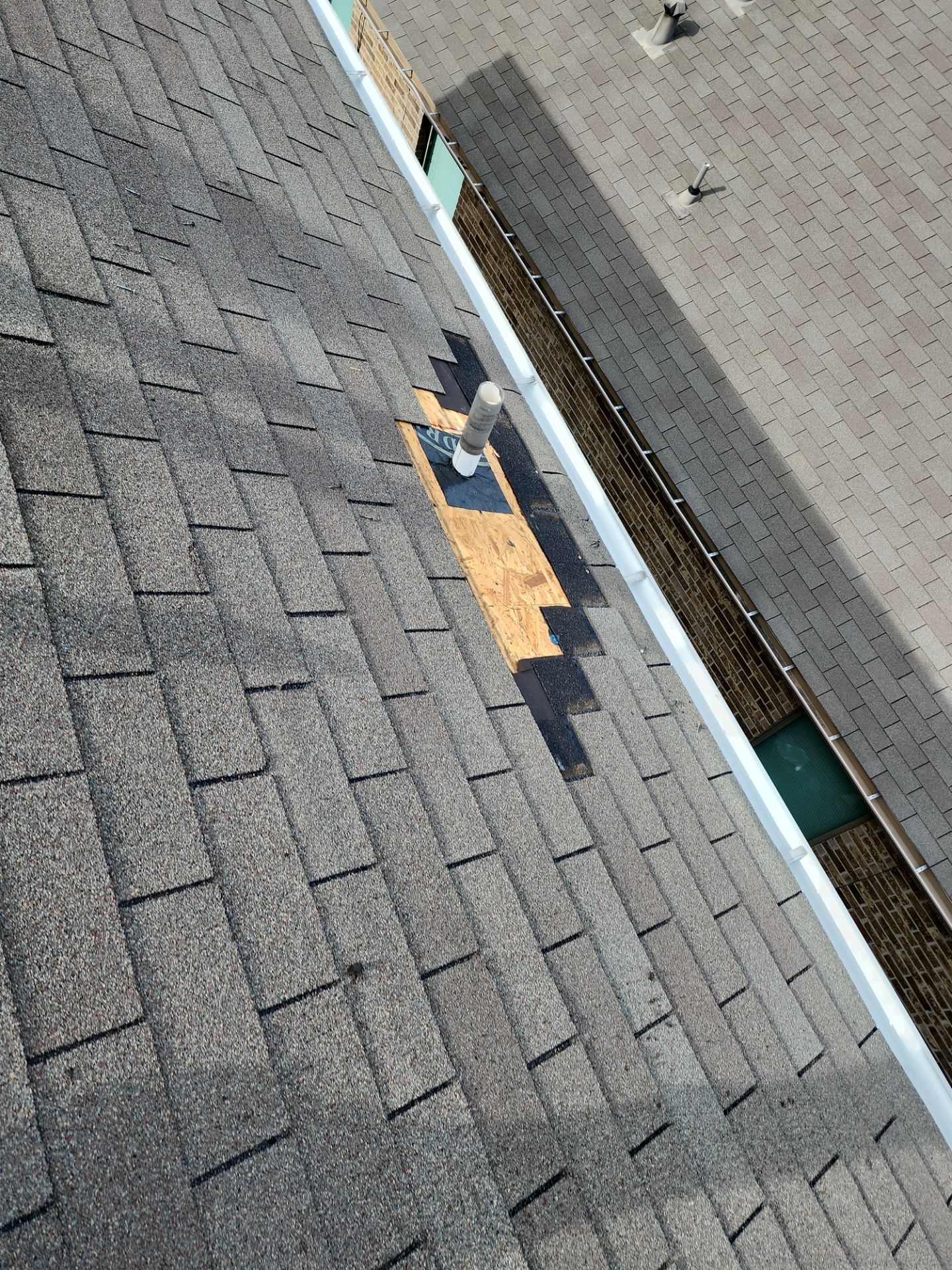 Hail Damage using Owen's Corning Duration (Lifetime) Shingles by Roof Repair Company