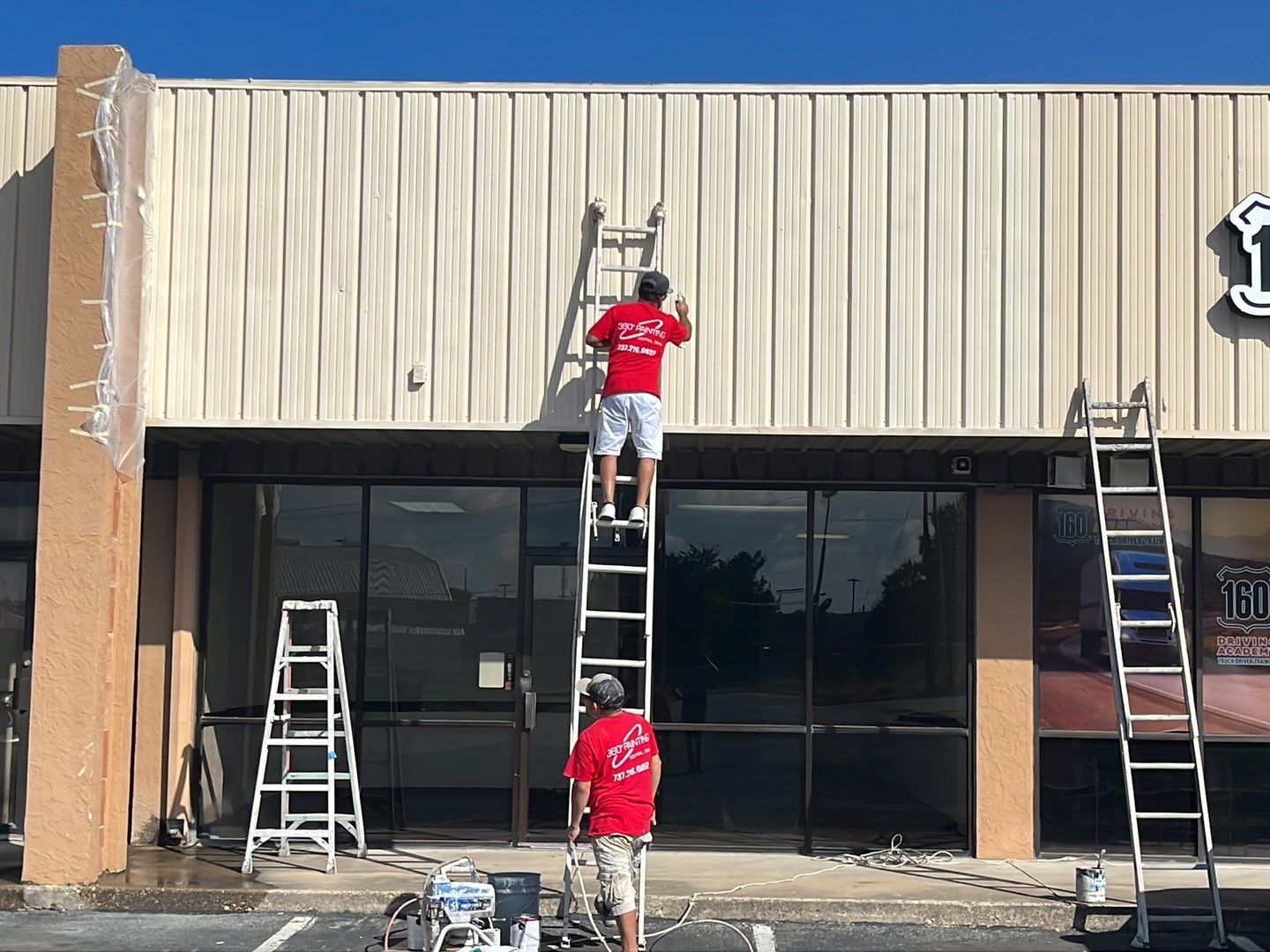 Revitalizing Commerce: A Vibrant Makeover for Your Business Storefronts by 360 Painting Central Texas 