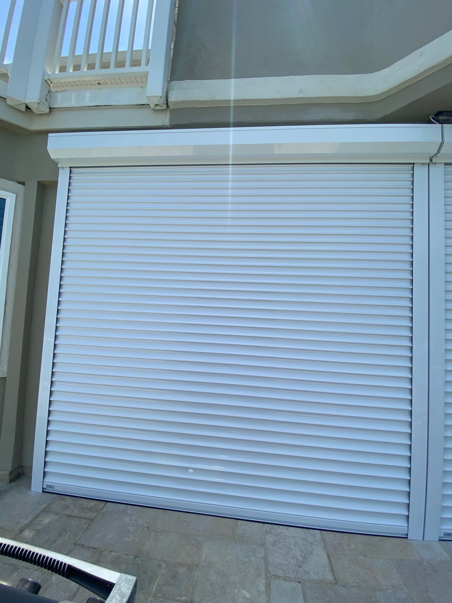 Rolling Shutters in White  by Smart Guard Shutters
