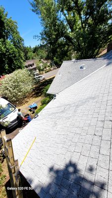 Roof Restore using Pressure Washer