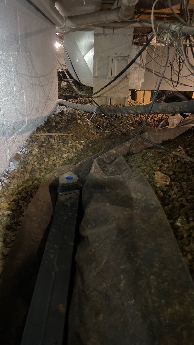 Crawl Space Waterproofing & Encapsulation using GrateProducts by Toledo Basement Repair