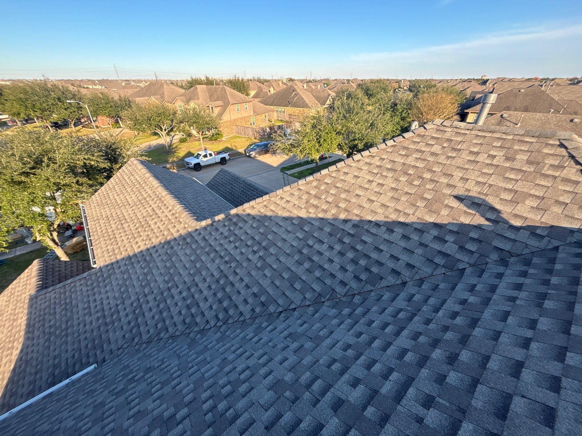 Residential Roof Replacement using GAF HDZ - Weathered Wood by Elite Roofing LLC