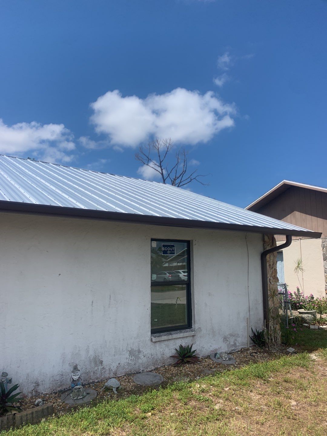 Aluminum Downspouts and Elbows in Englewood FL by Gutter Professors