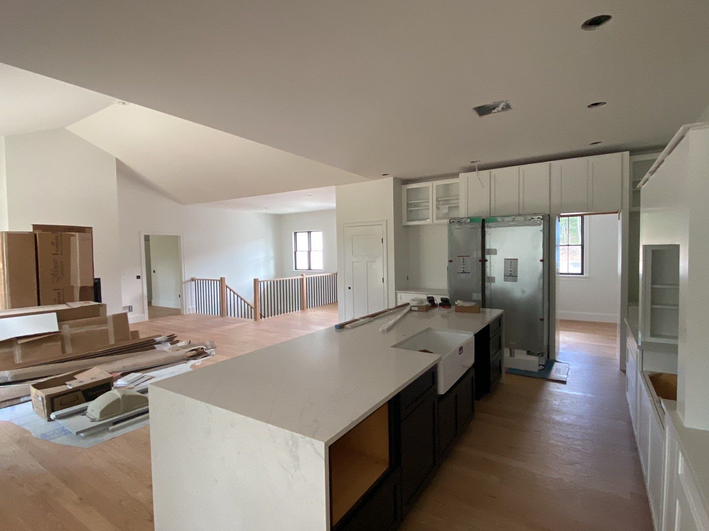 Interior Painting using Snowbound White  by EXCELLENCE | CARTO