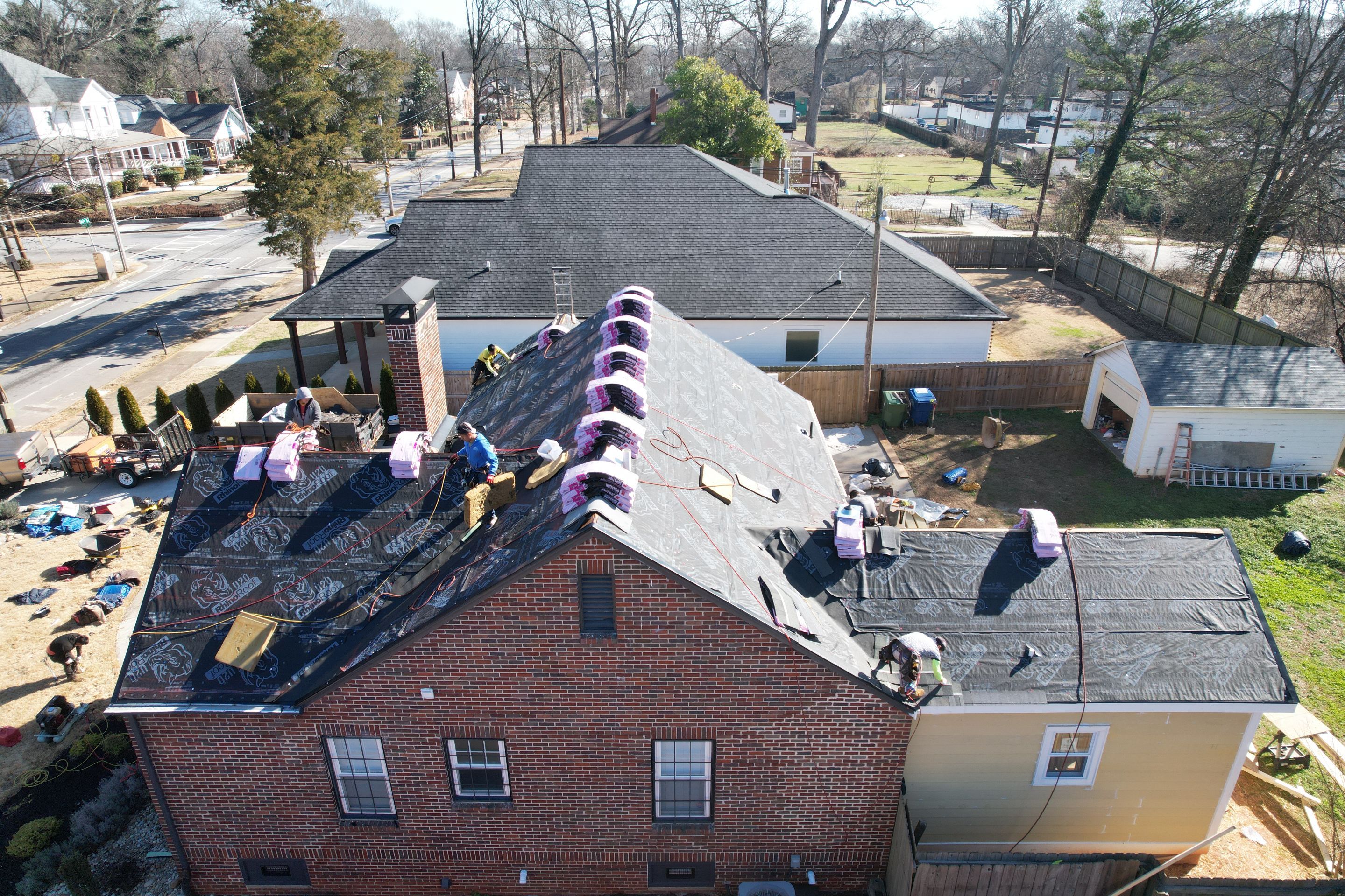 Residential Roofing Installation using Owens Corning by Inspector Roofing and Restoration