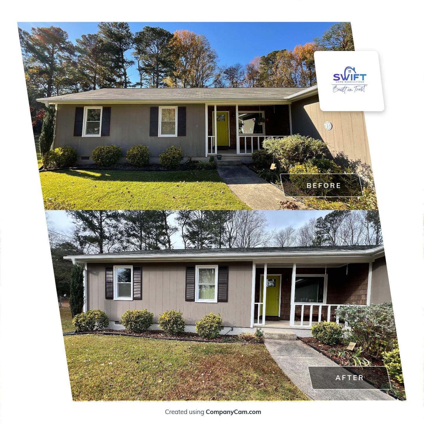 Full Exterior Painting and Siding Refresh in Marietta, Georgia by Swift Home Renovations