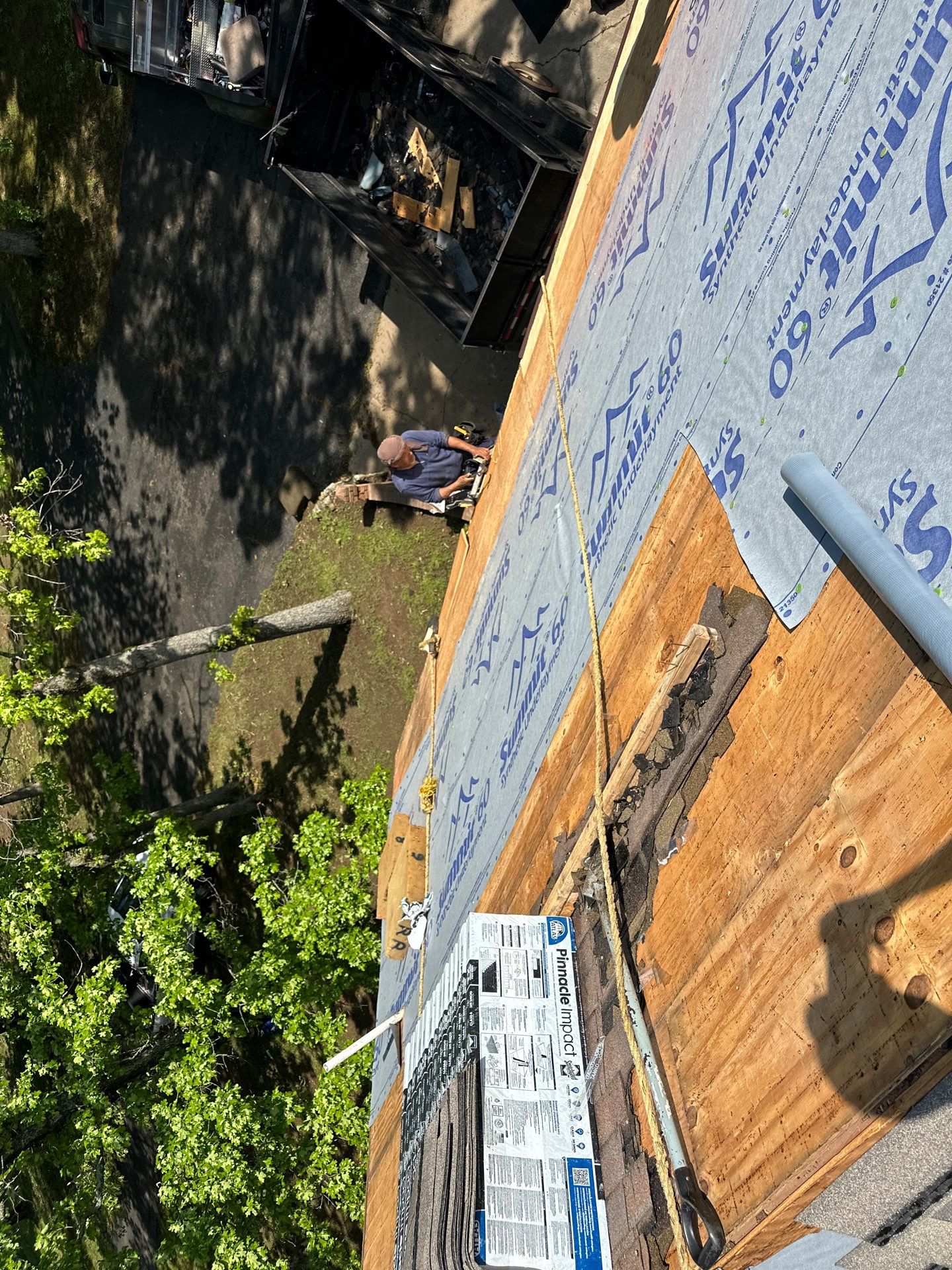 Residential Roofing Install - Atlas Pinnacle Pristine Shingles - Color Weathered Wood  by Titan Commercial & Residential Roofing 