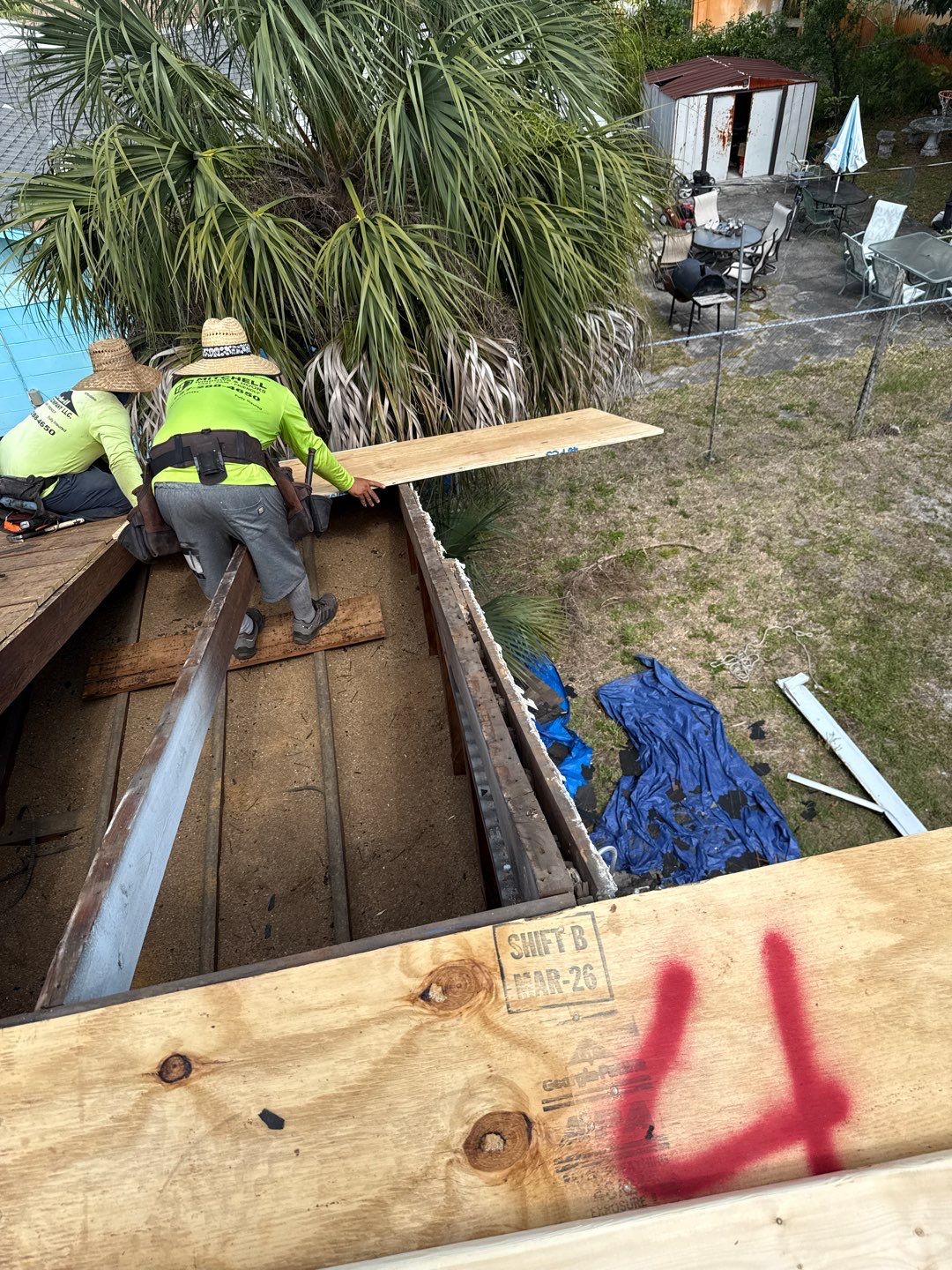 Project in St. Petersburg 33711 by Mitchell Roofing Company LLC 