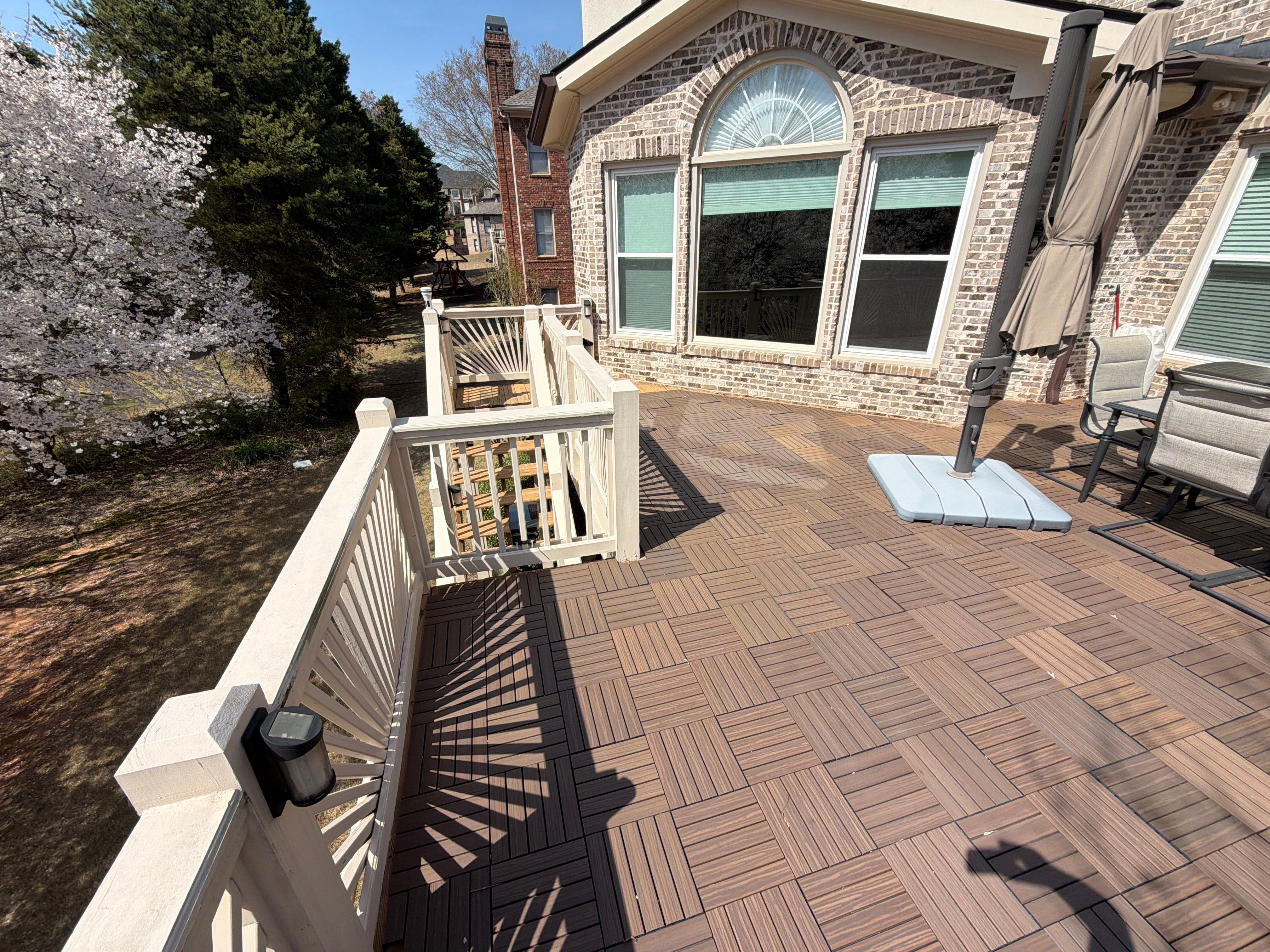 Lawrenceville, GA Deckorators Deck Resurface, Under-Deck, and Trex Deck Lighting Installation by Nelson Exteriors 