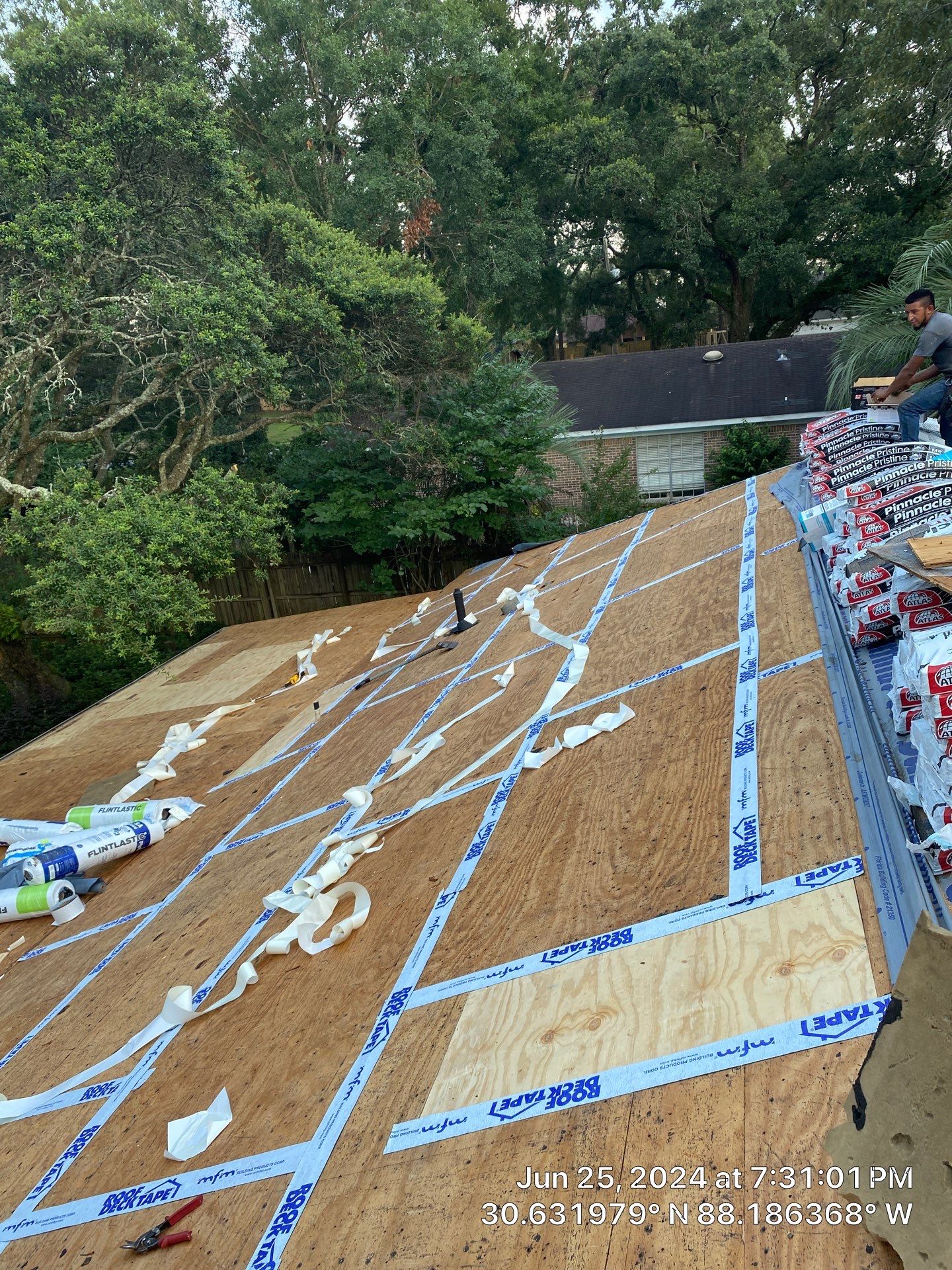 Residential Roofing Repair using Roof Replacement by American Roofing & Construction LLC