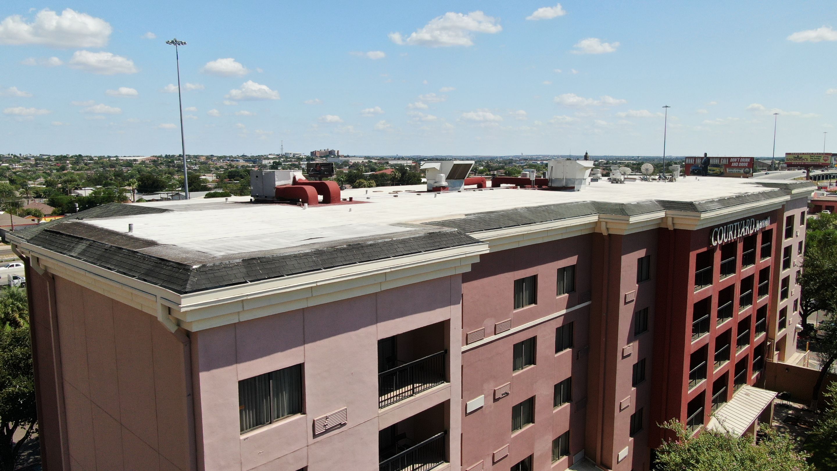 Commercial Roofing Installation using Thermoplastic Polyolefin - GAF by JM Flores Roofing & Construction, Inc