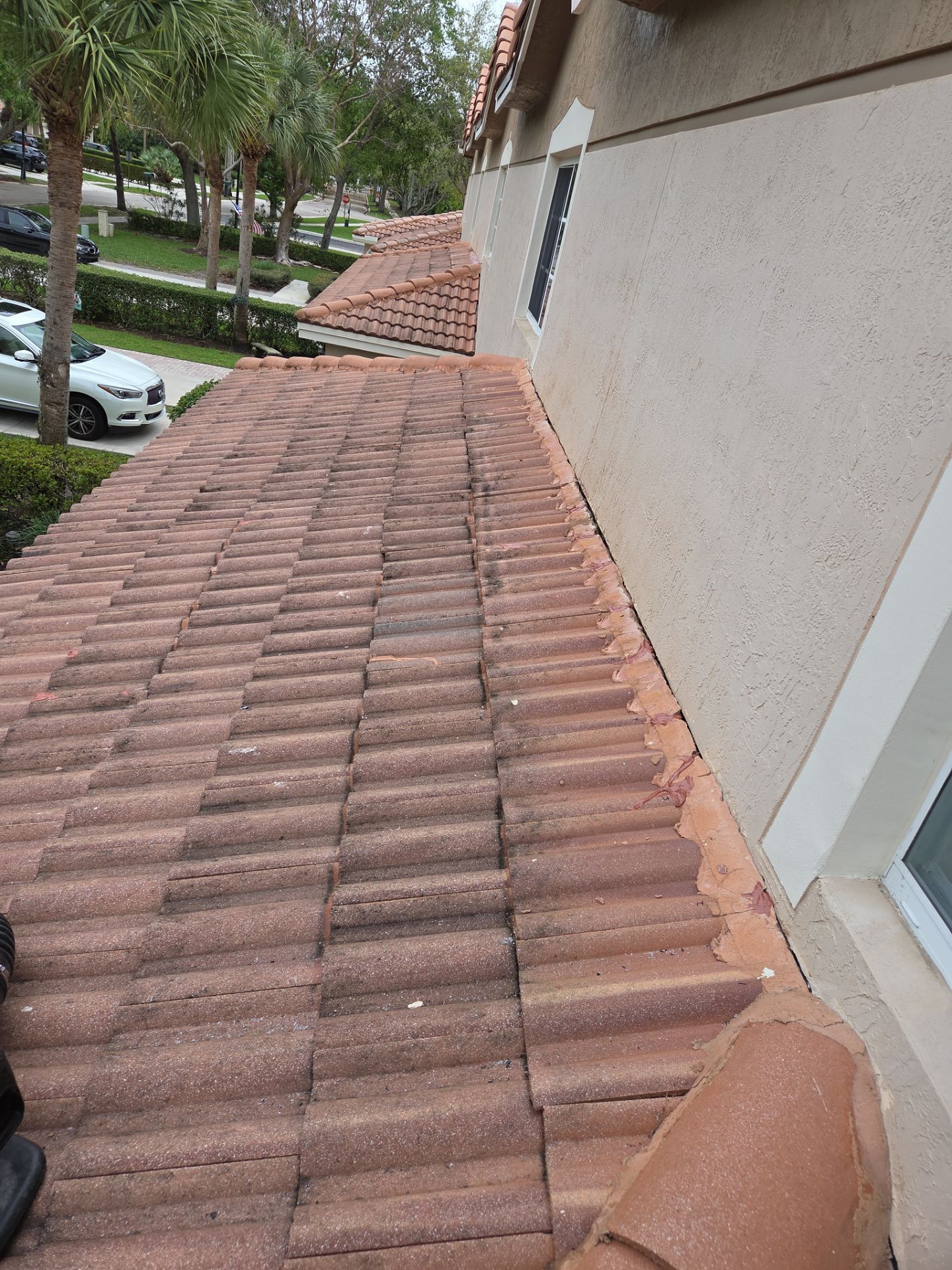 Clay Tile Roof Repair and Decking Replacement in Boynton Beach by Aastro Roofing