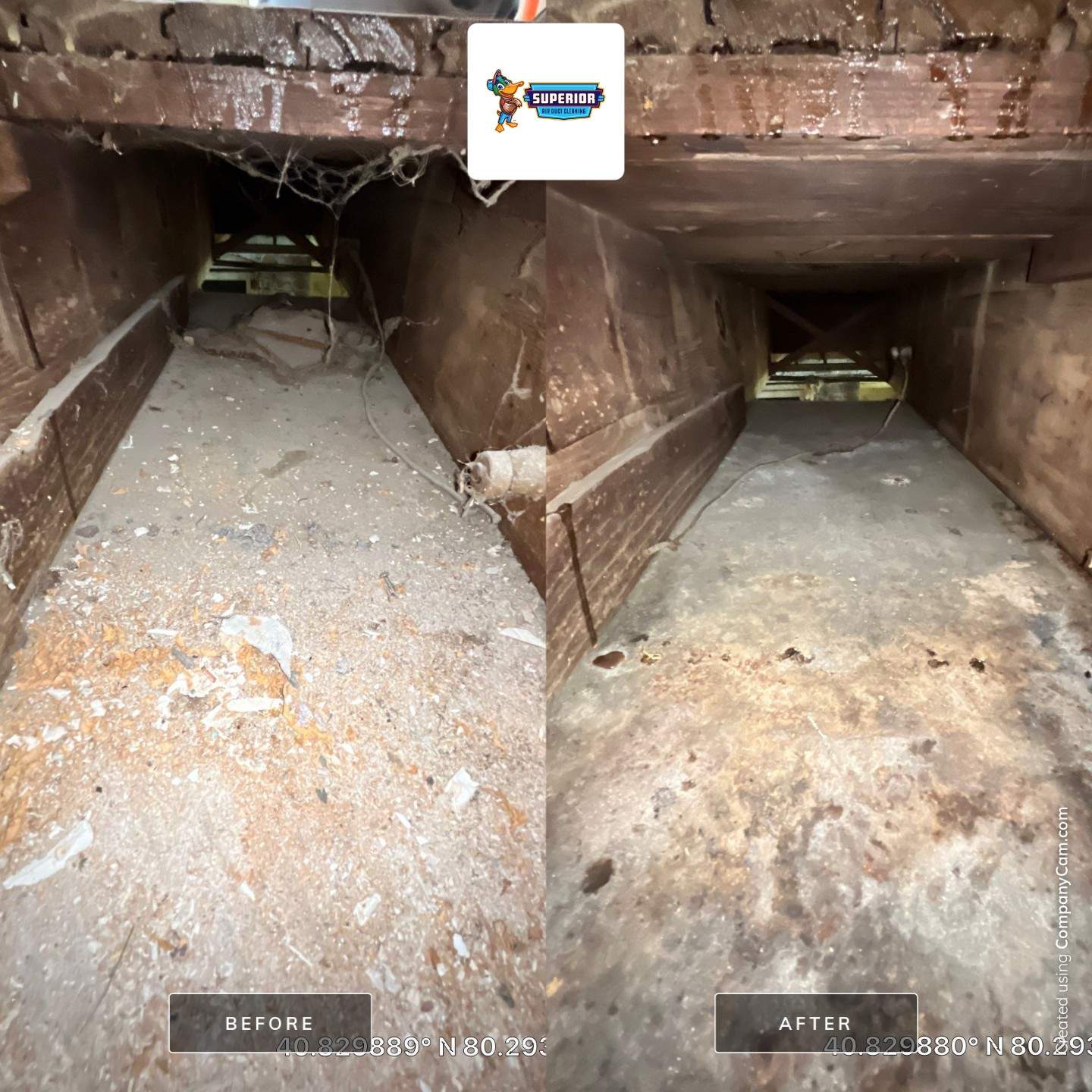 Air Duct Cleaning With a Vacuum Truck in Ellwood City, PA by Superior Air Duct Cleaning