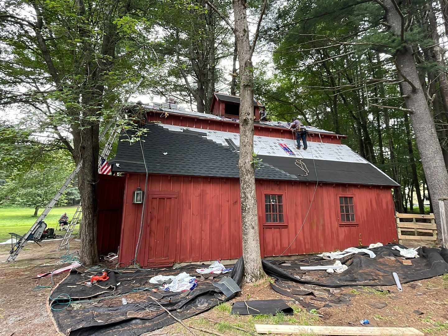 Residential Roofing Installation using GAF Timberline HDZ by Sensible Home Solutions