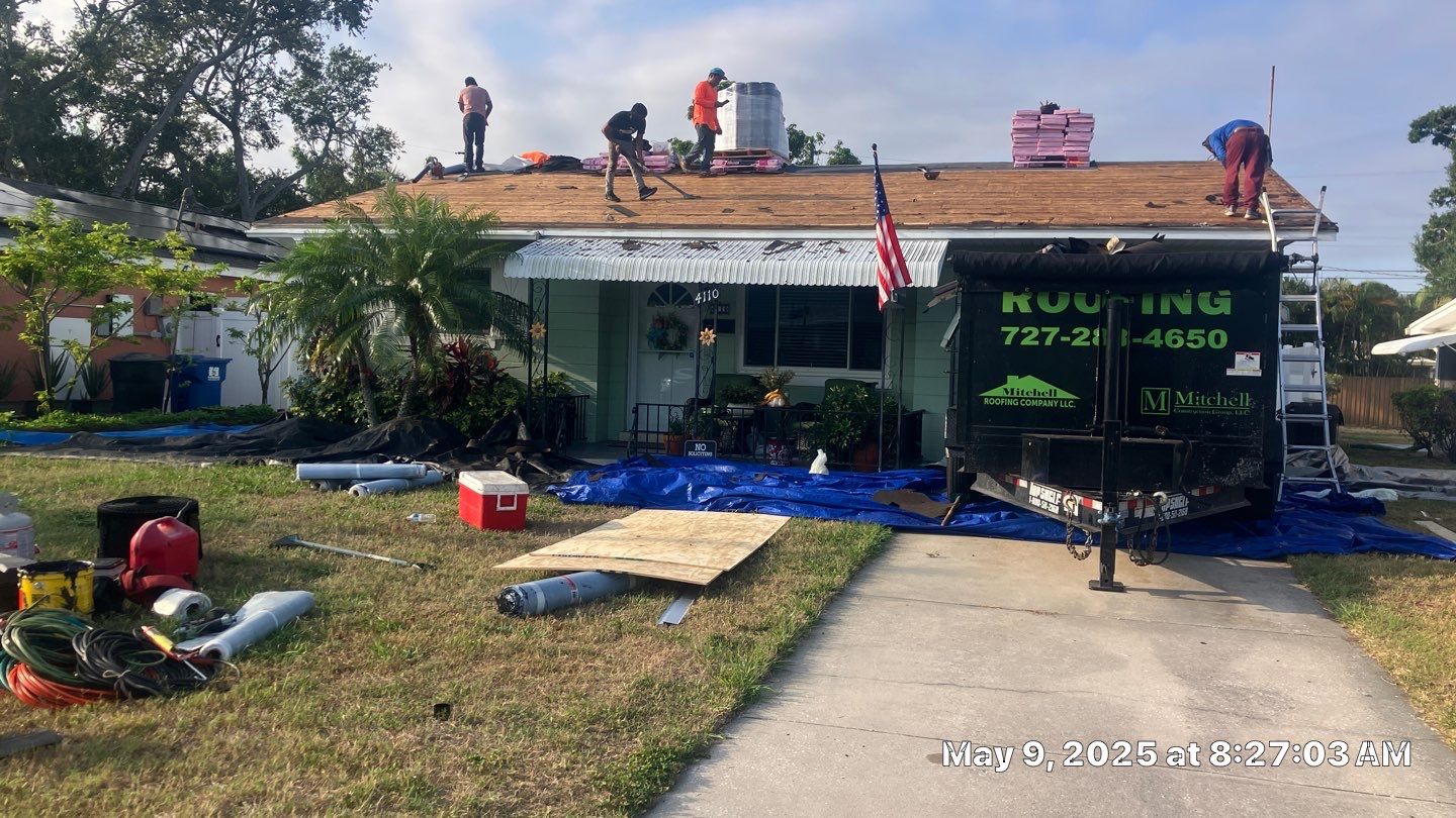 Project in St. Petersburg 33713 by Mitchell Roofing Company LLC 