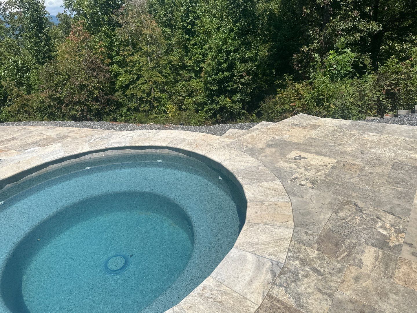 Pool Area Hardscape  by Growing Edge Landscape & Design, Inc.