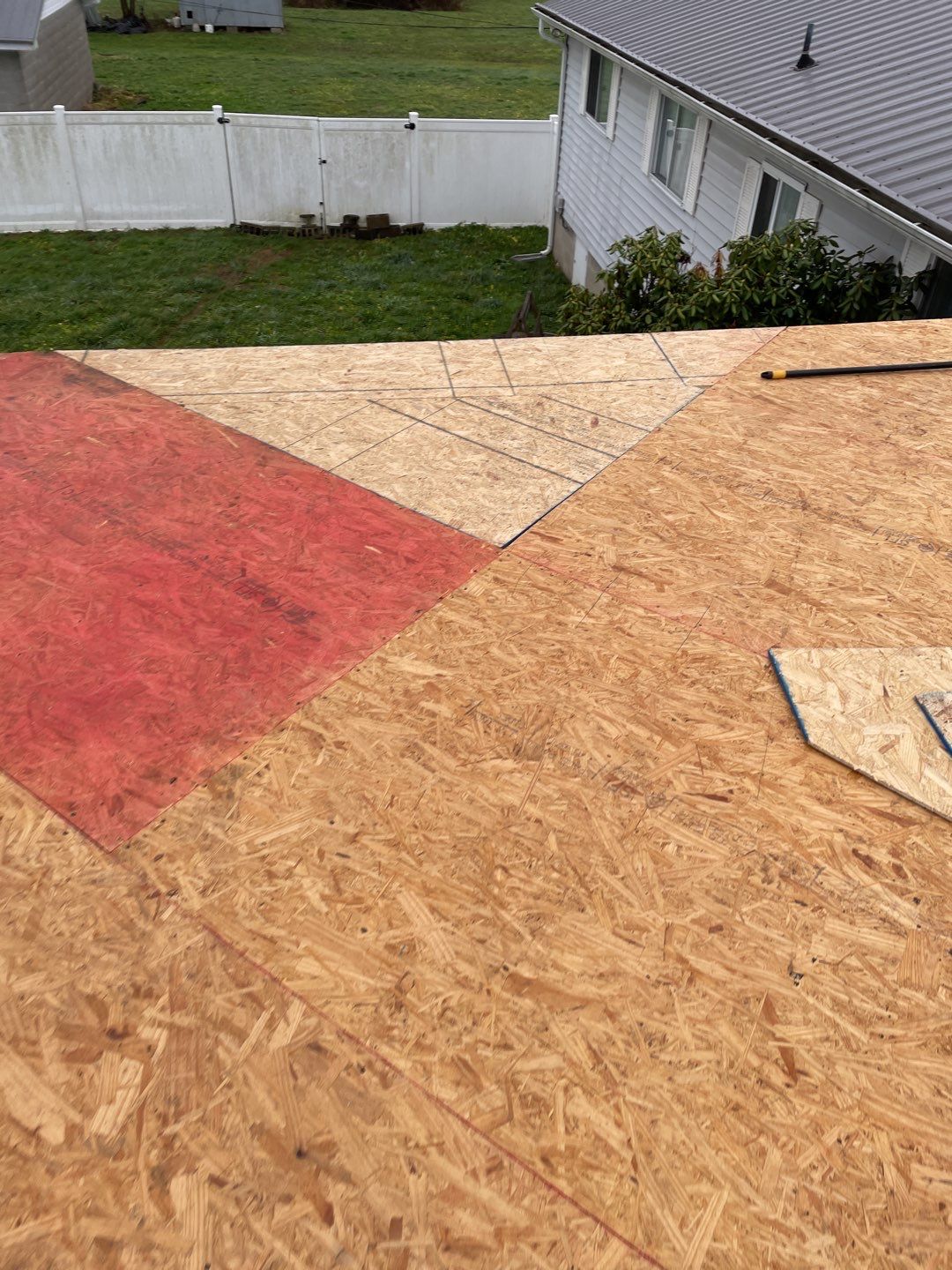 Rubber Roofing  on a residential sunroom by Secure Construction Company Inc