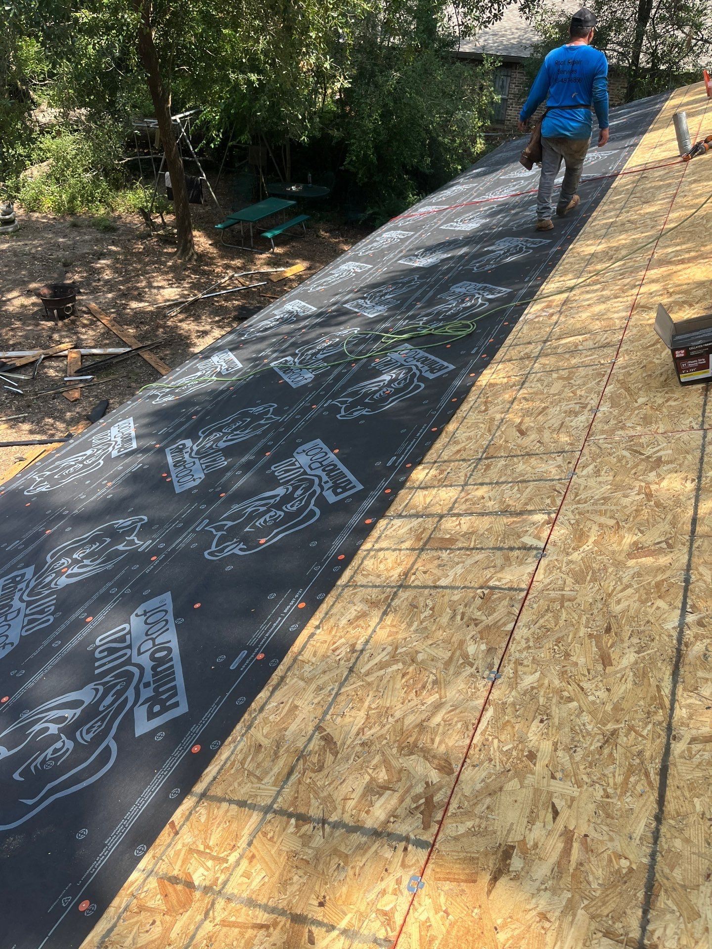 Residential Roofing Installation using Owen's Corning Duration (Lifetime) Shingles by Roof Repair Company