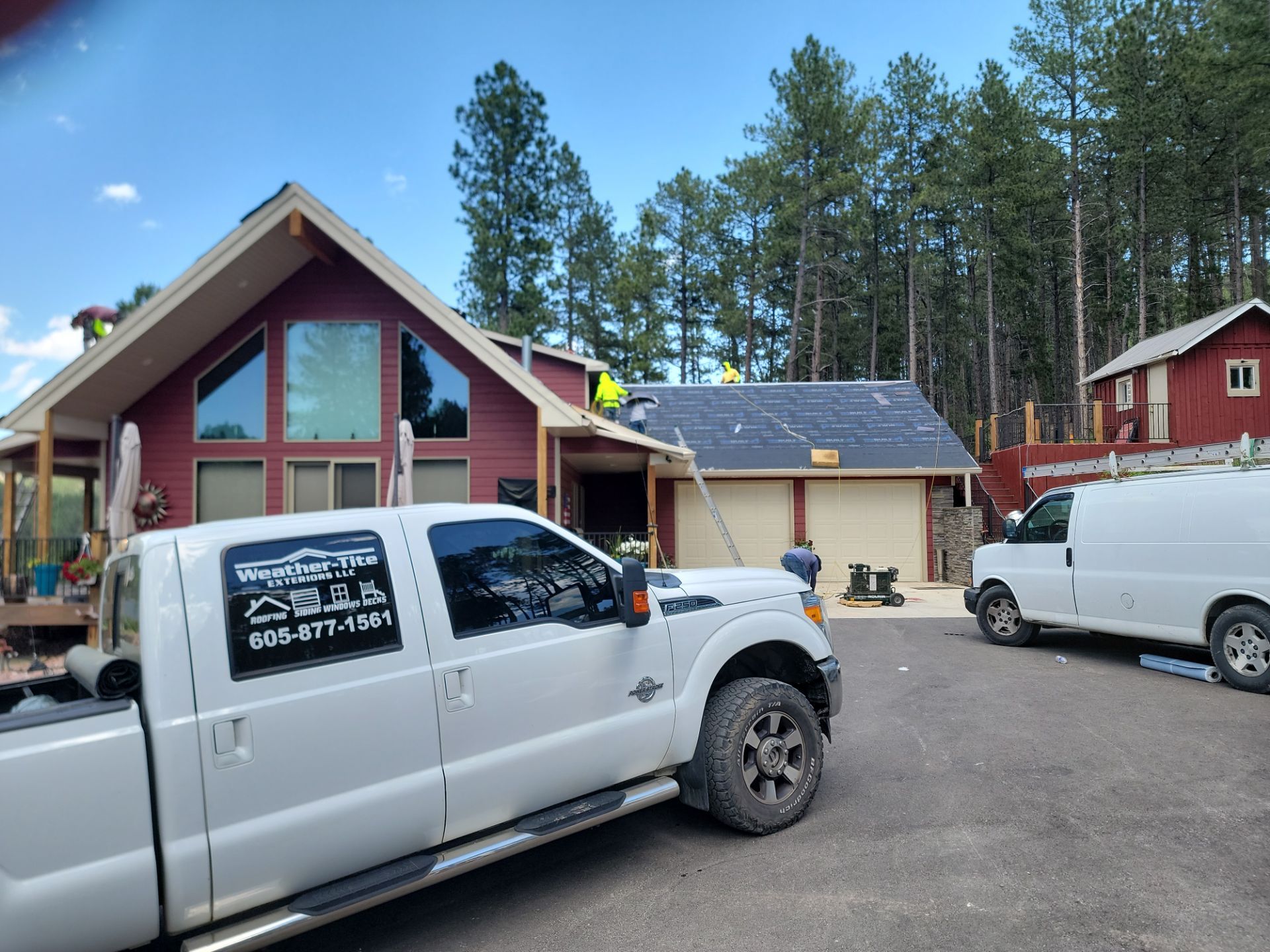 Euroshield install before hail season. by Weather-Tite Exteriors LLC