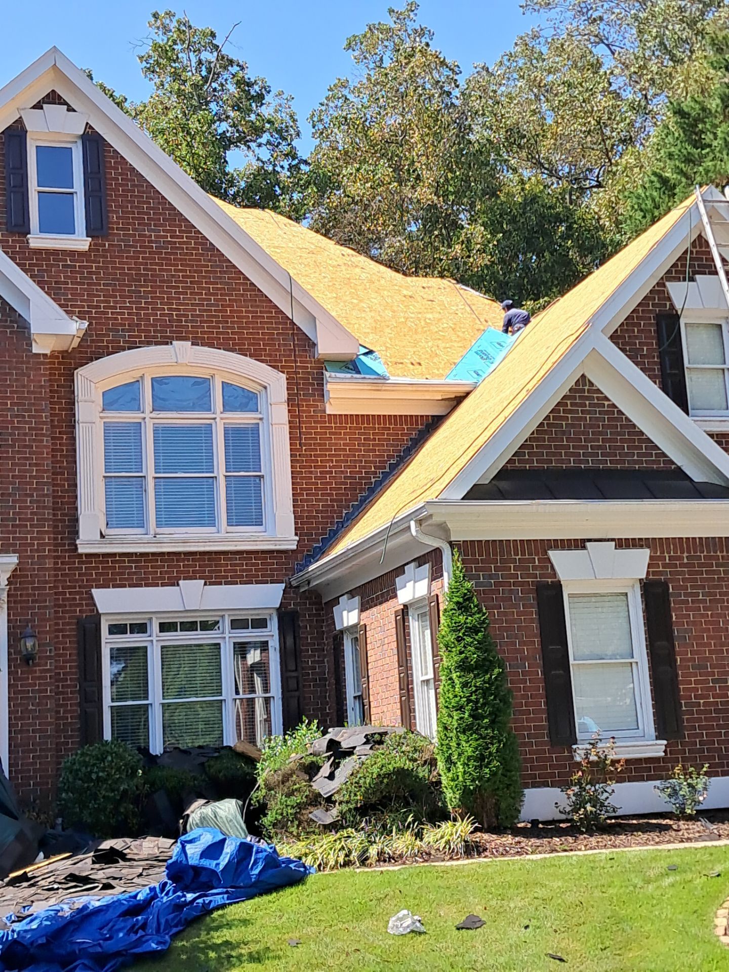 Residential Roof Replacement using GAF HDZ - Charcoal shingles by Elite Roofing LLC