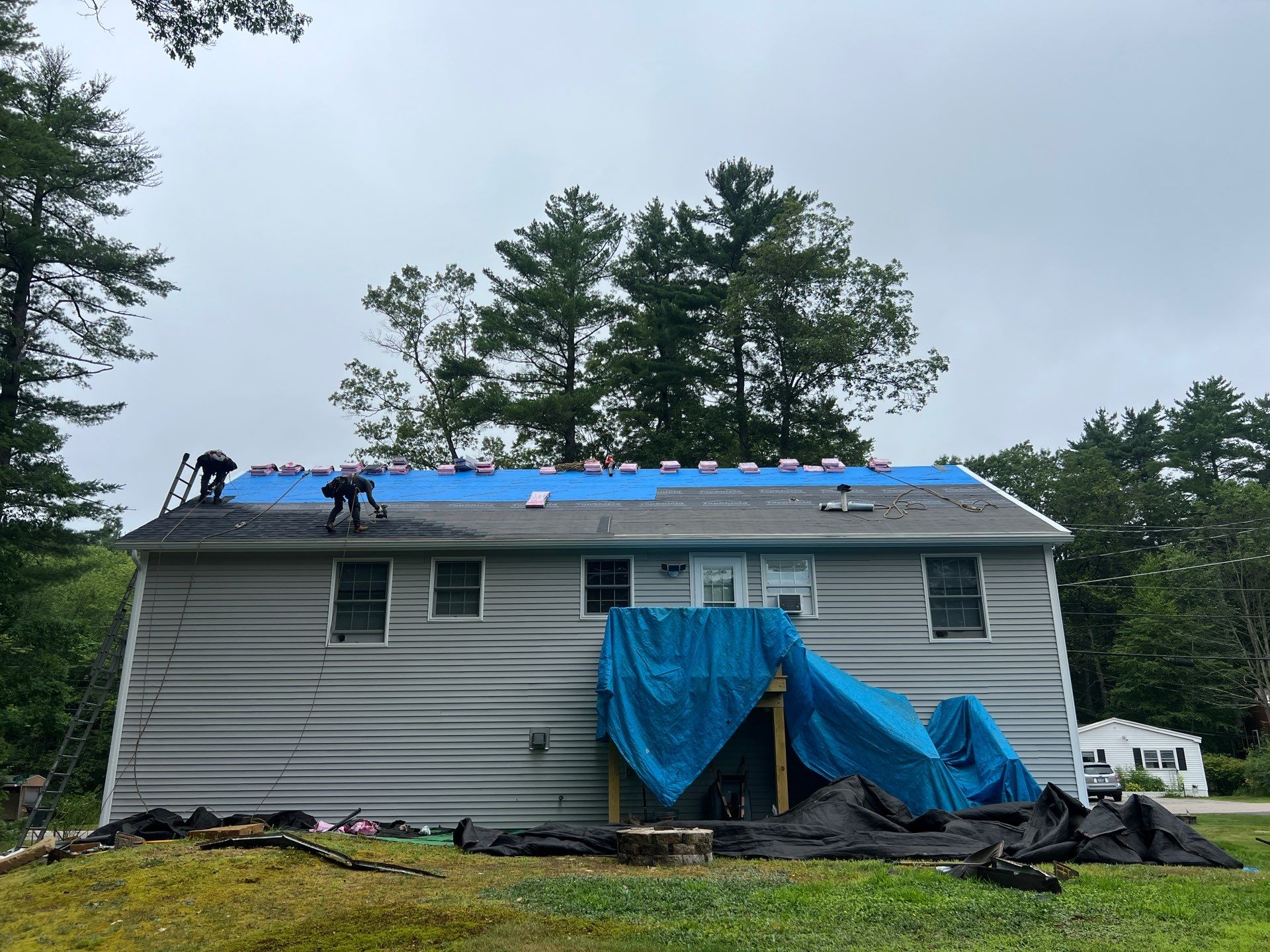 Owens Corning Roof Install in Derry, New Hampshire by Tall pine roofing