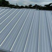 24ga 1" Nail-Strip Regal White  by Total Roofing System The Metal Roof Experts