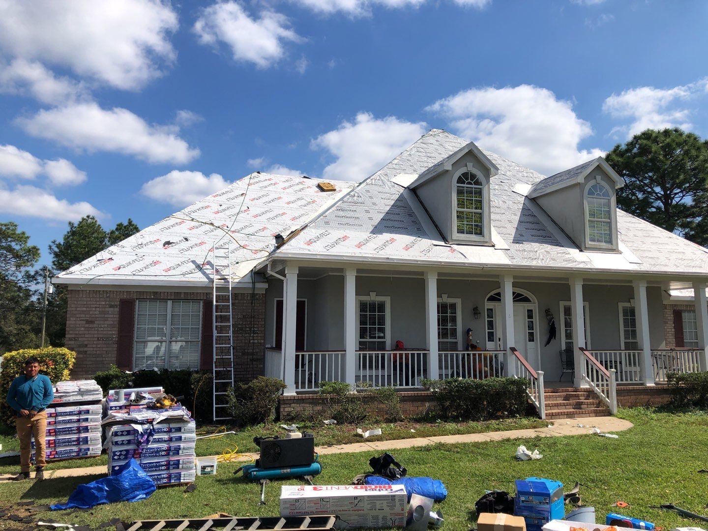 Residential Roofing Repair using Roof Replacement by American Roofing & Construction LLC