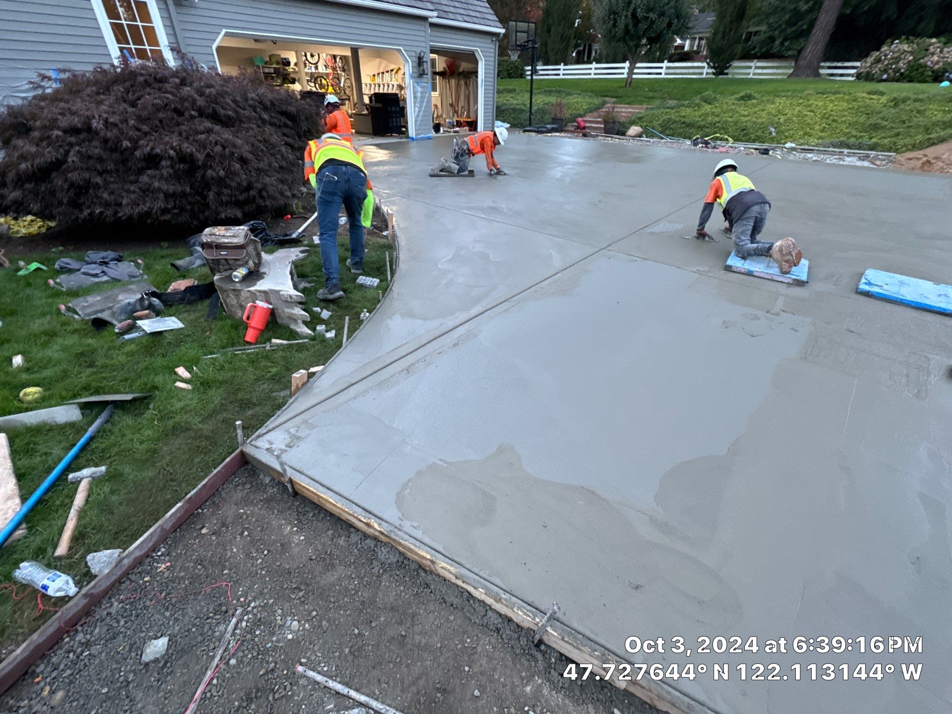 Sand Finish Concrete Driveway & Power Wash | Woodinville  by Jireh Asphalt & Concrete Inc 