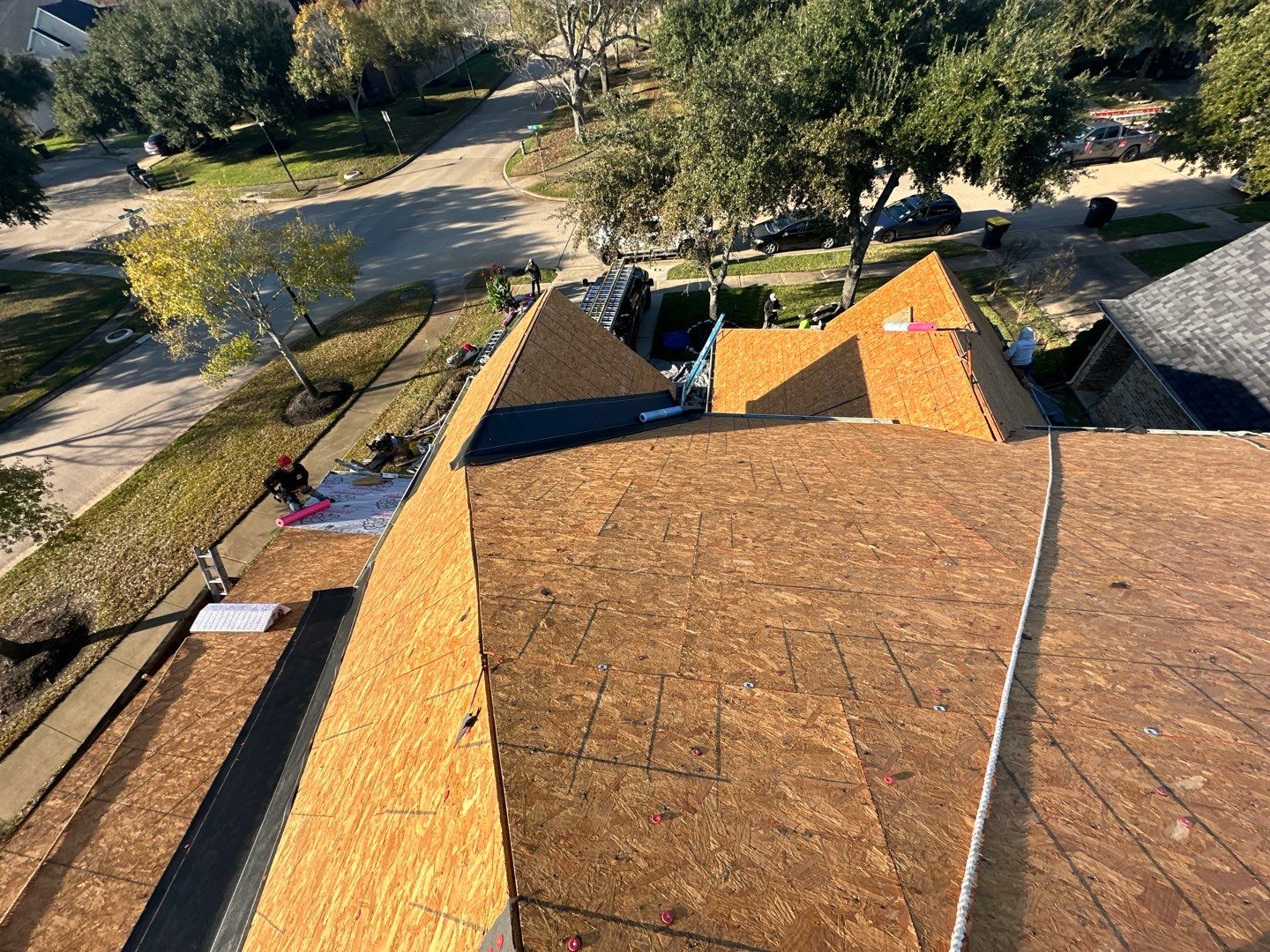 Residential Roofing Installation using Owen's Corning Duration (Lifetime) Shingles by Roof Repair Company