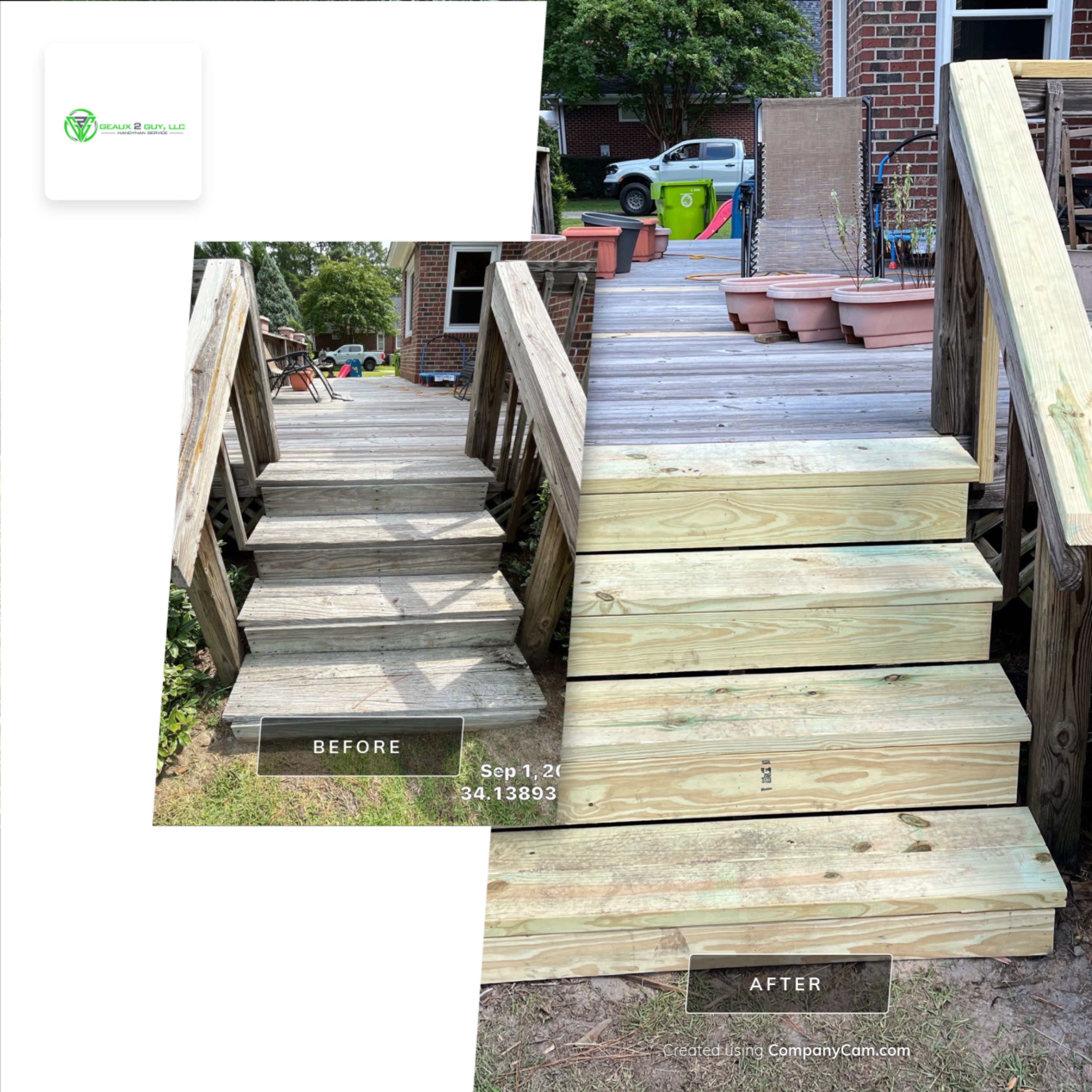 Deck/Steps Replacement by Thompson Industrial